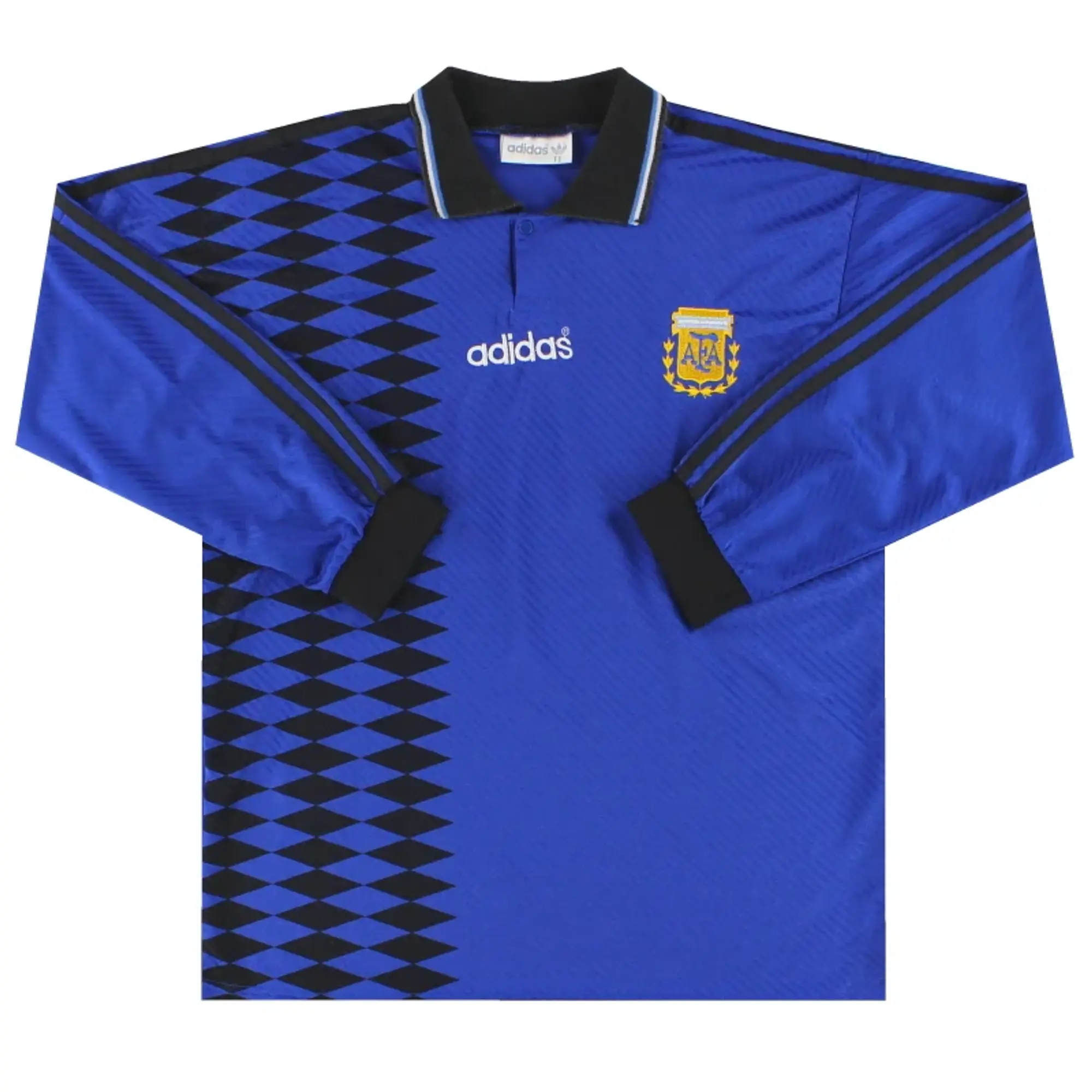 1994-95 Argentina adidas Away Shirt L/S S - Argentina / Excellent 