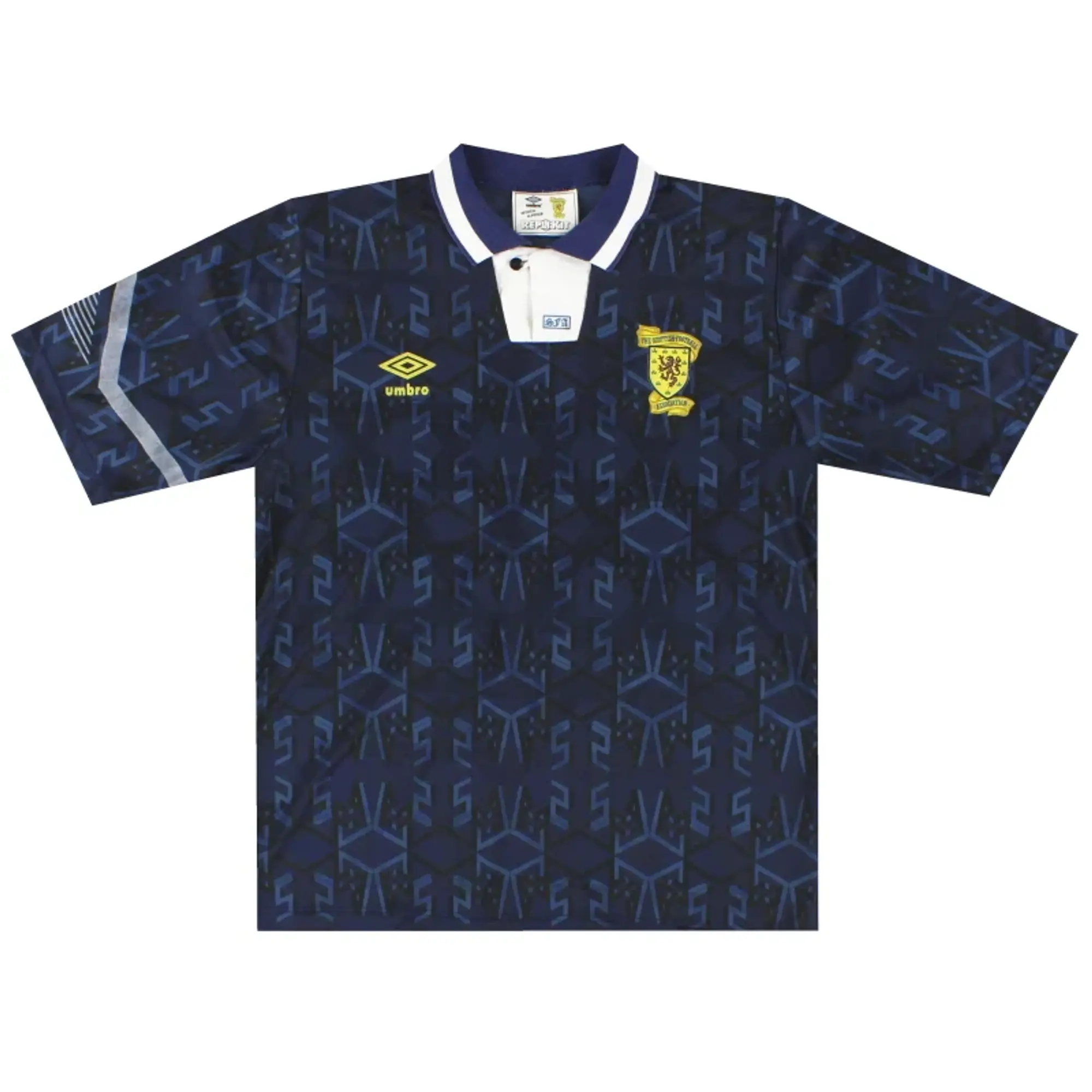 1991-94 Scotland Umbro Home Shirt L - Scotland / Excellent 