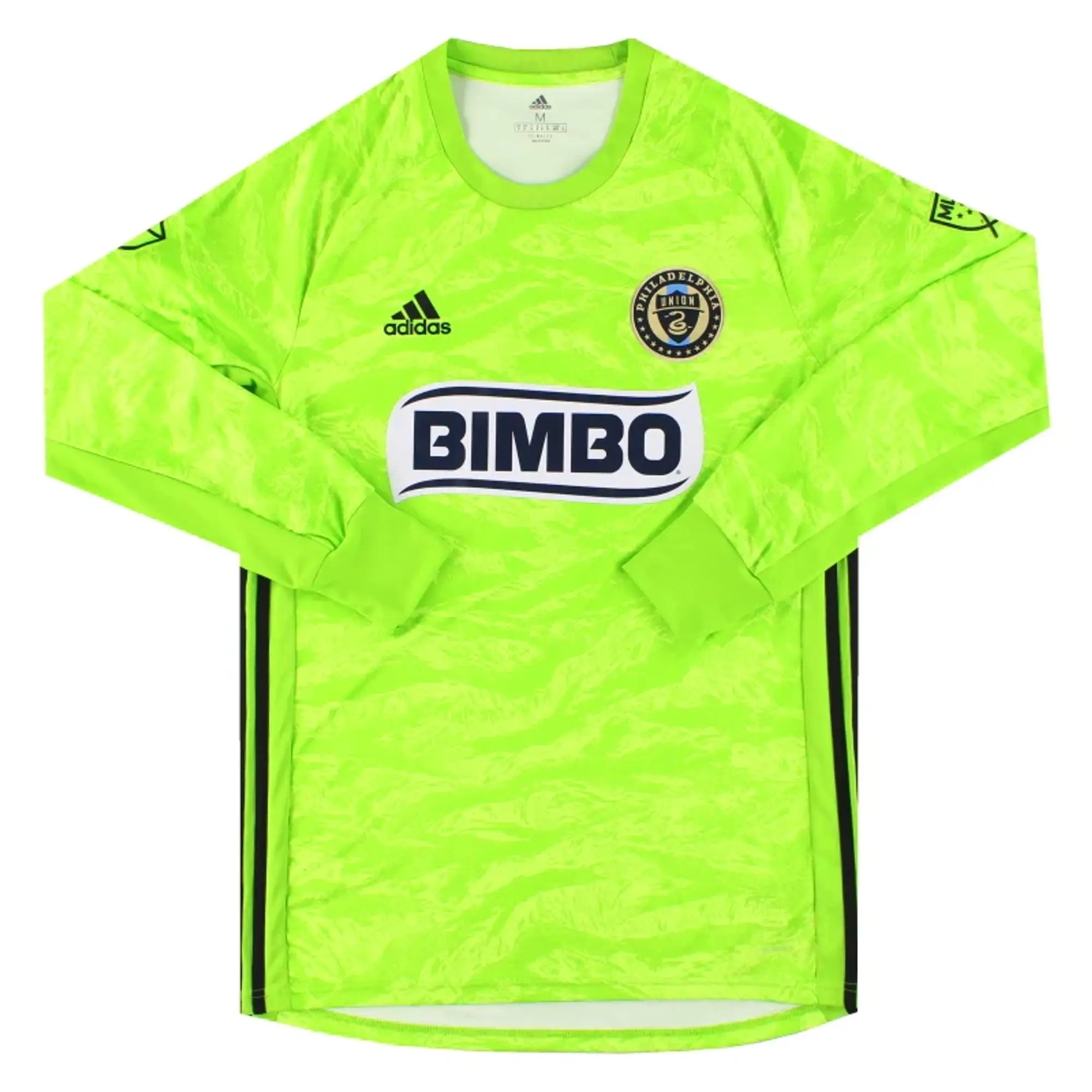 2019 Philadelphia Union adidas Goalkeeper Shirt M - USA Soccer Clubs / Excellent 