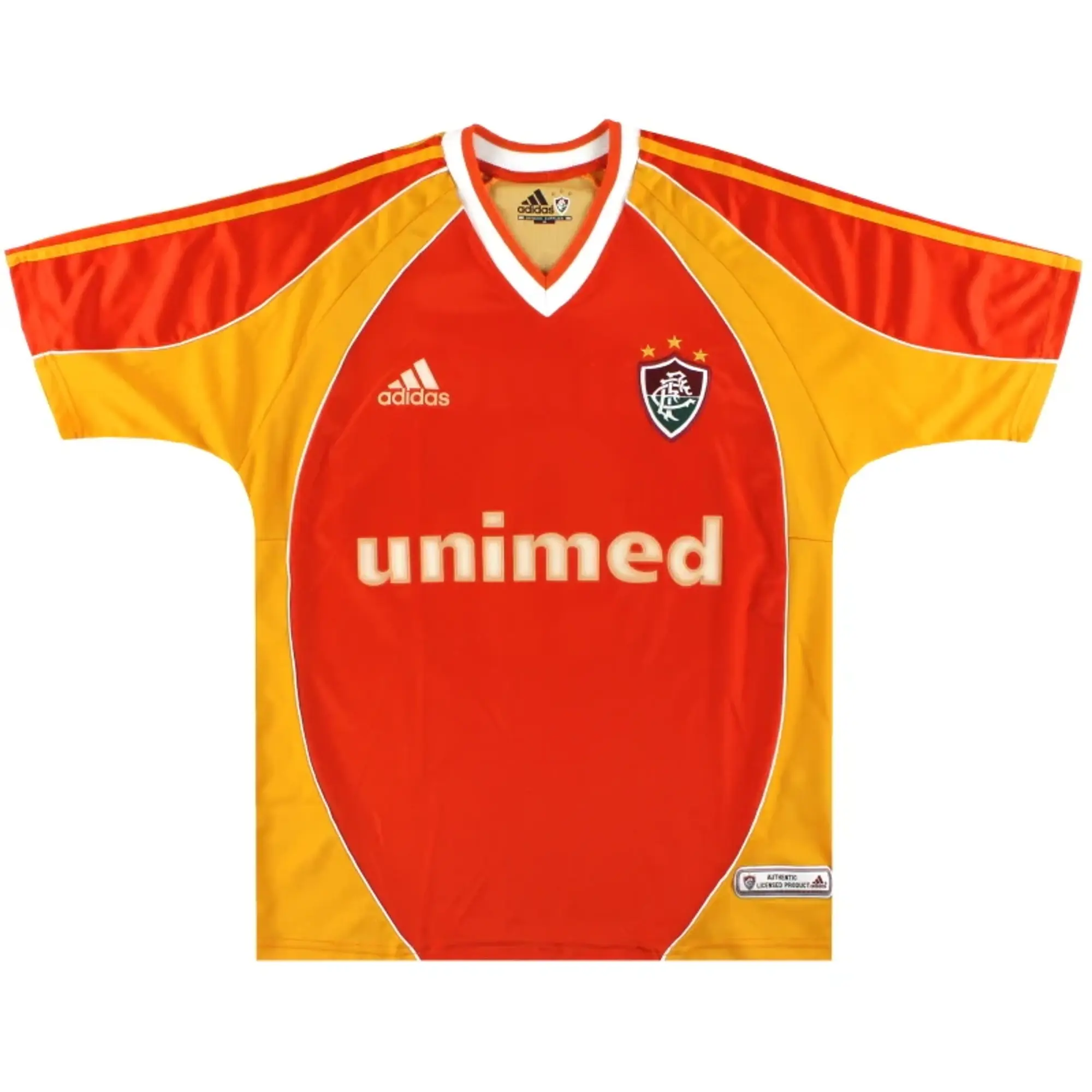 2002 Fluminense adidas Third Shirt #10 L - Central and South American Clubs / Excellent 
