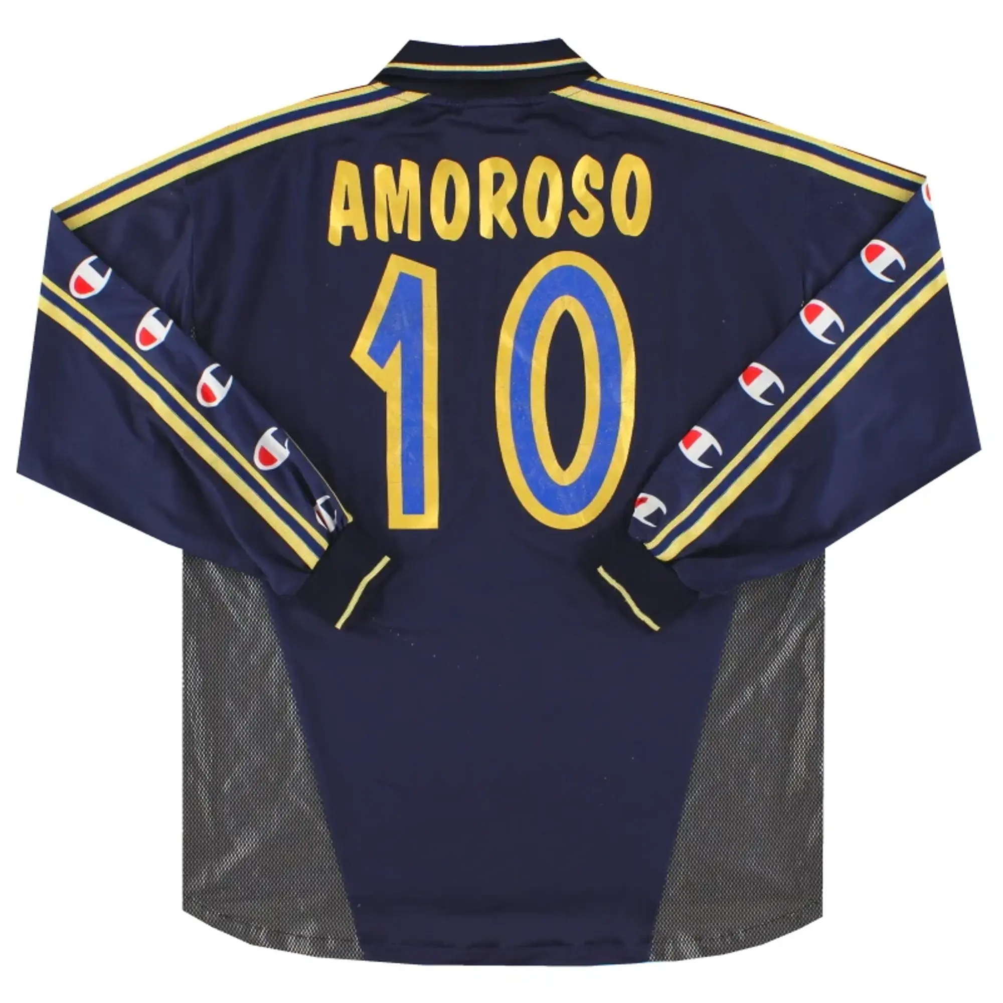 2000-01 Parma Champion Third Shirt Amoroso #10 L/S XL - Parma / Excellent 