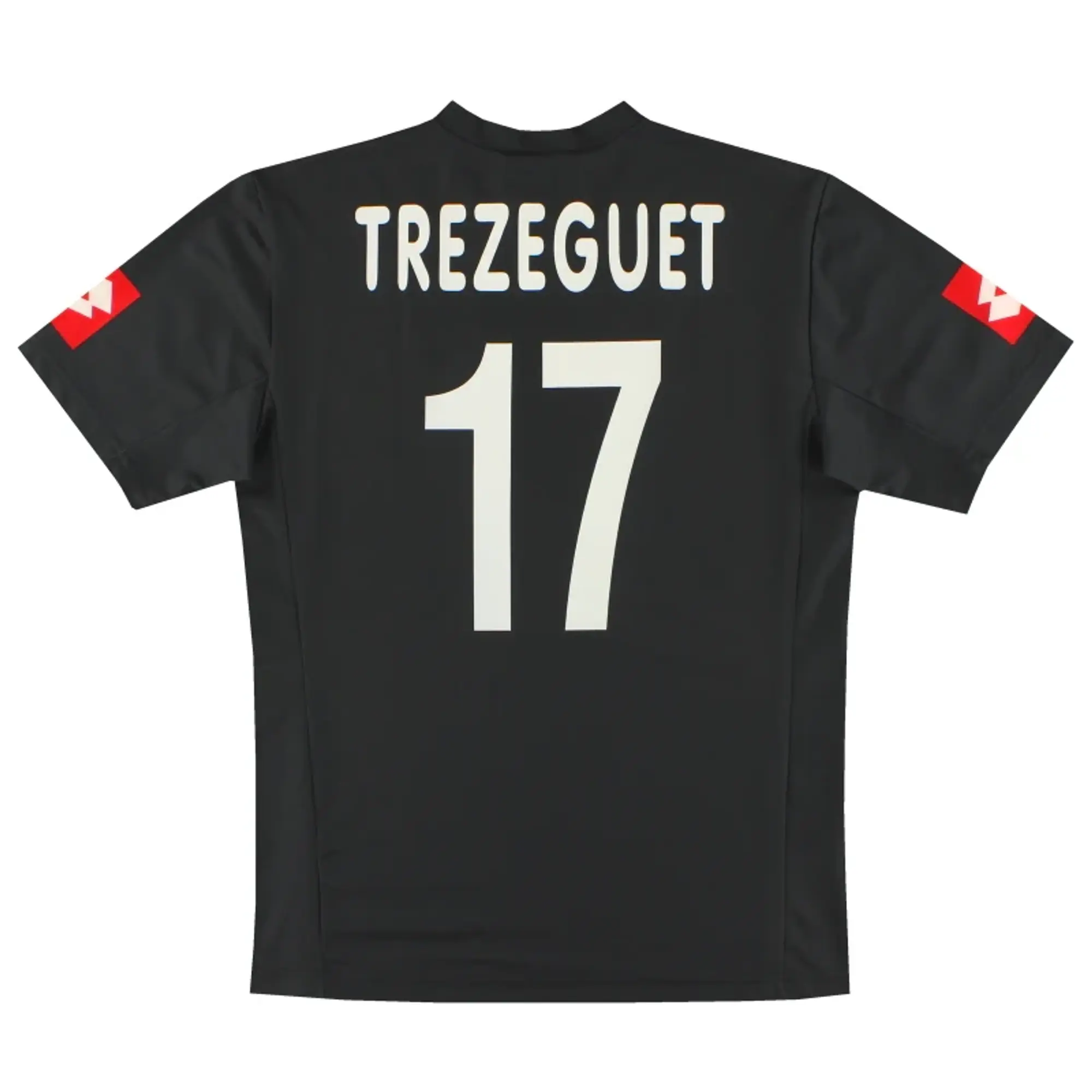 2001-02 Juventus Lotto CL Away Shirt Trezeguet #17 *Mint* L - Juventus / Mint 