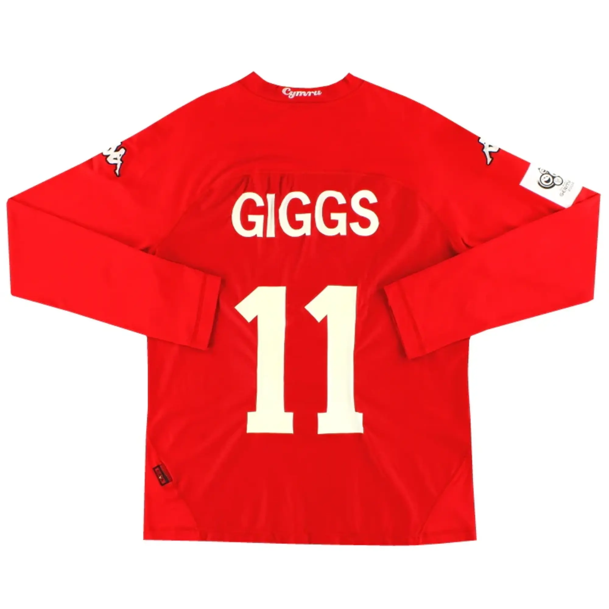 2004-06 Wales Kappa Home Shirt Giggs #11 L/S XXL - Wales / Excellent 