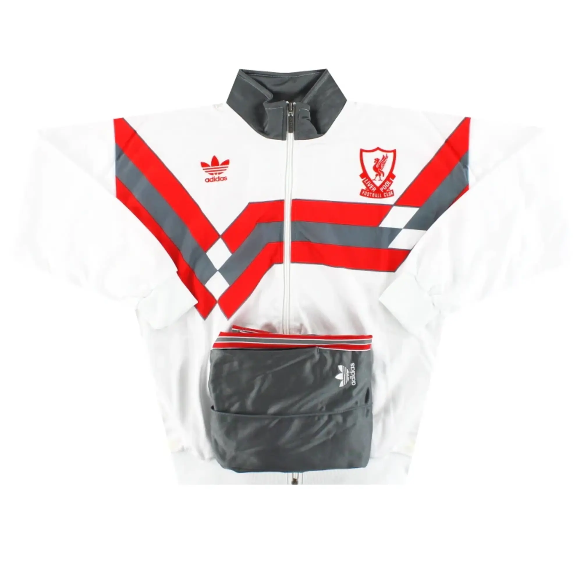 1989-91 Liverpool adidas Tracksuit S - Liverpool / Very Good 