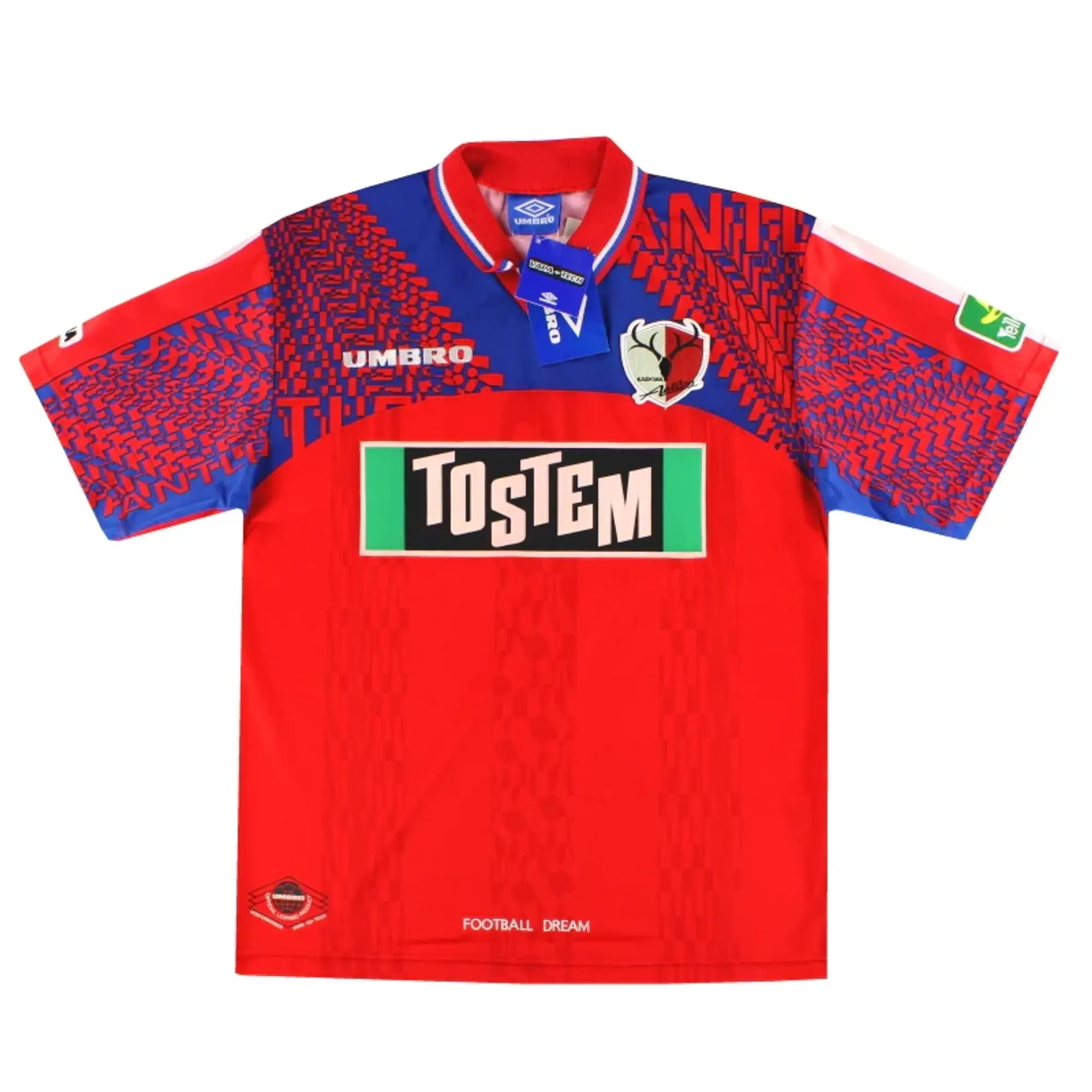 1996-98 Kashima Antlers Umbro Home Shirt w/tags* L - Other World Clubs / w/tags 