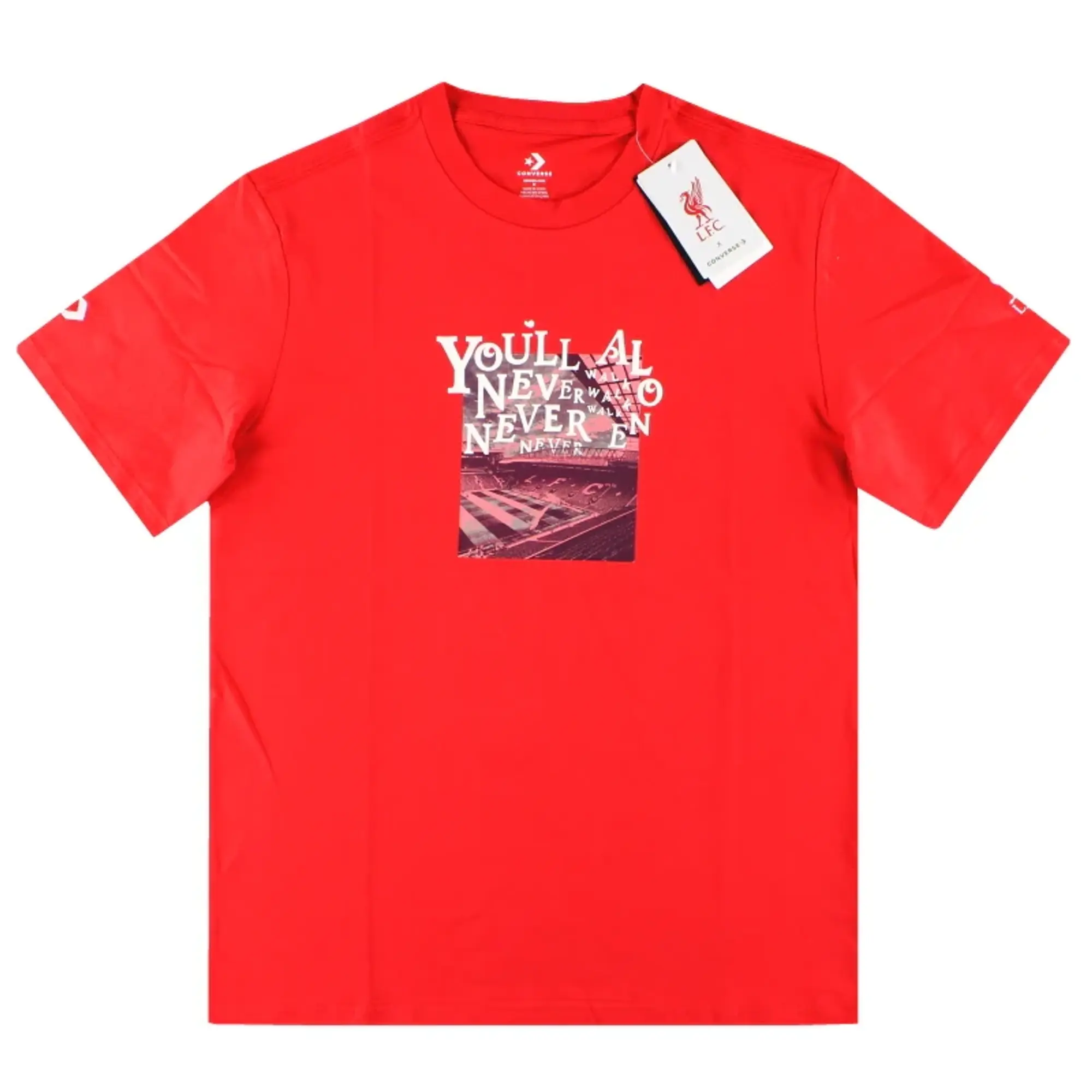 2023-24 Liverpool x Converse 'YNWA' Graphic Tee *BNIB* M - Liverpool / BNIB 