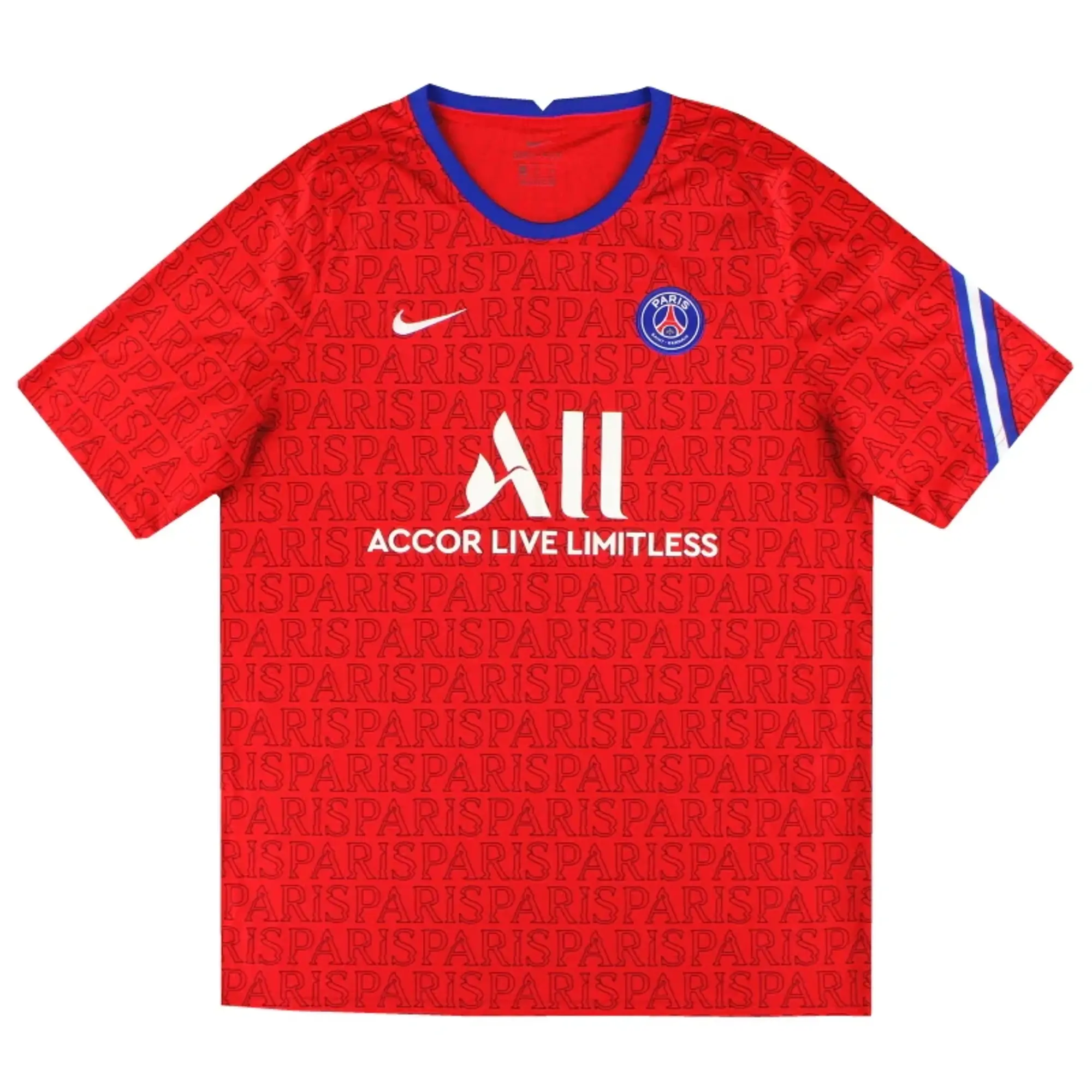 2020-21 Paris Saint-Germain Nike Breathe Pre-Match Shirt *Mint* XL - Paris Saint-Germain / Mint 
