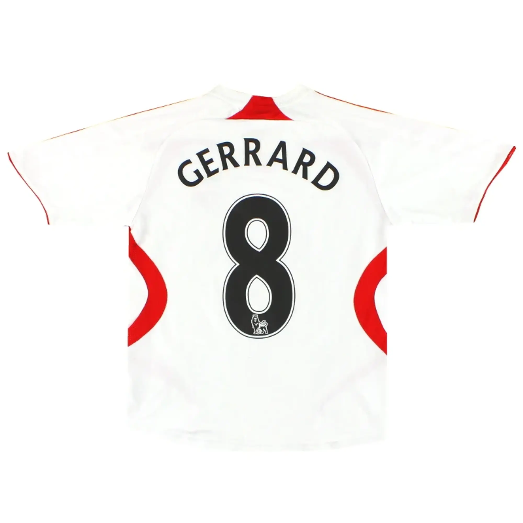 2007-08 Liverpool adidas Away Shirt Gerrard #8 M.boys - Liverpool / Excellent 