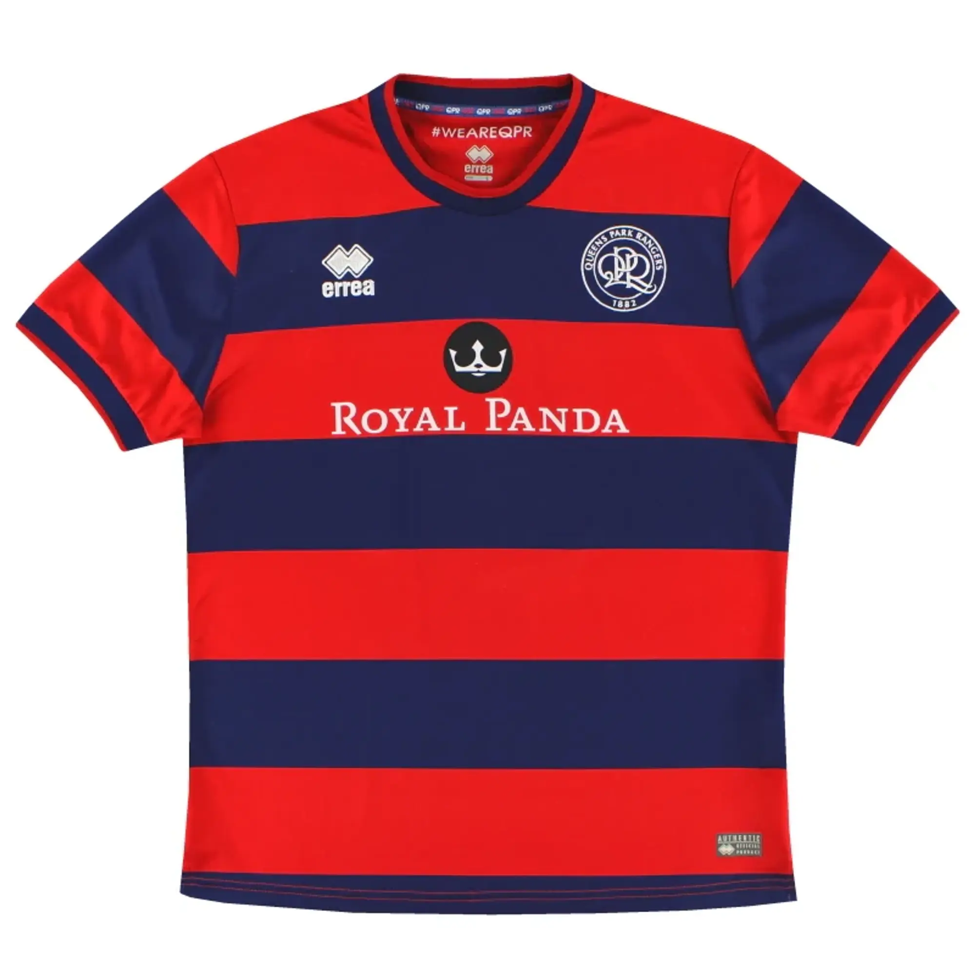 2017-18 QPR Errea Away Shirt L - QPR / Excellent 