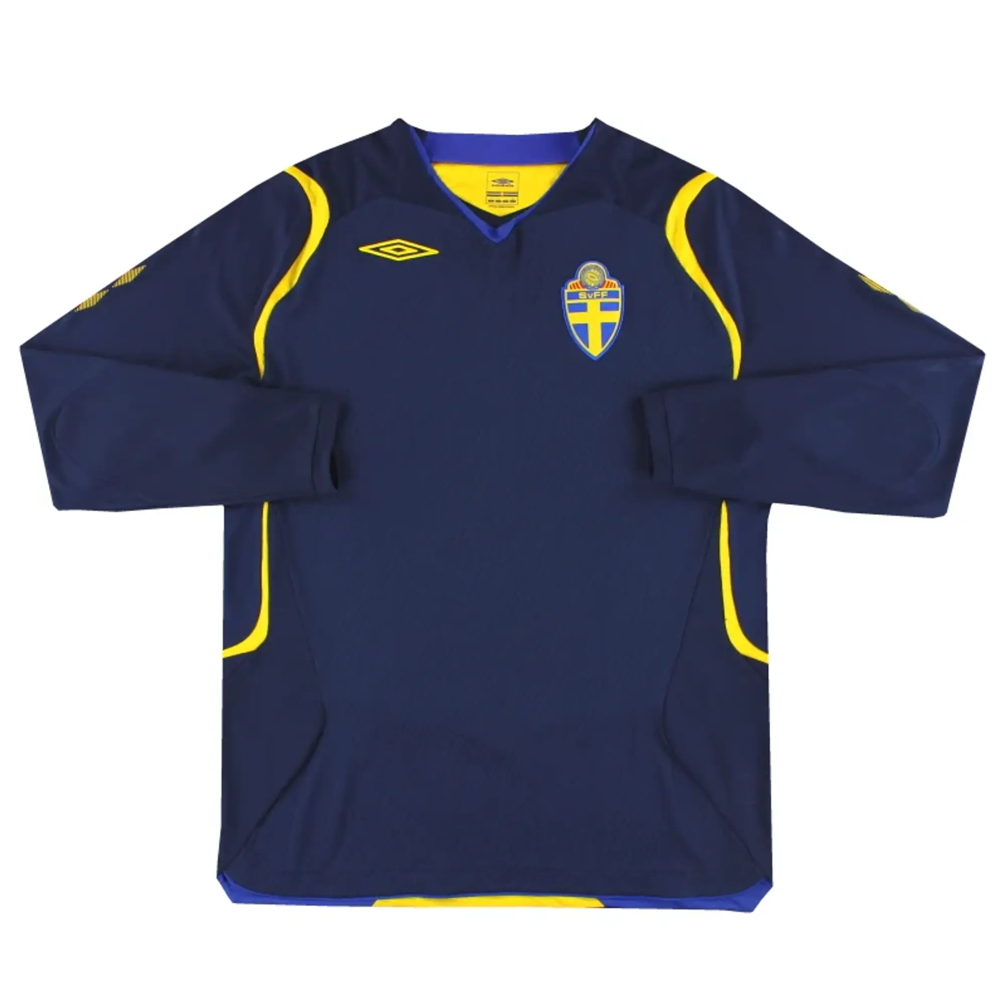 2008-10 Sweden Umbro Away Shirt L/S *Mint* L - Sweden / Mint 