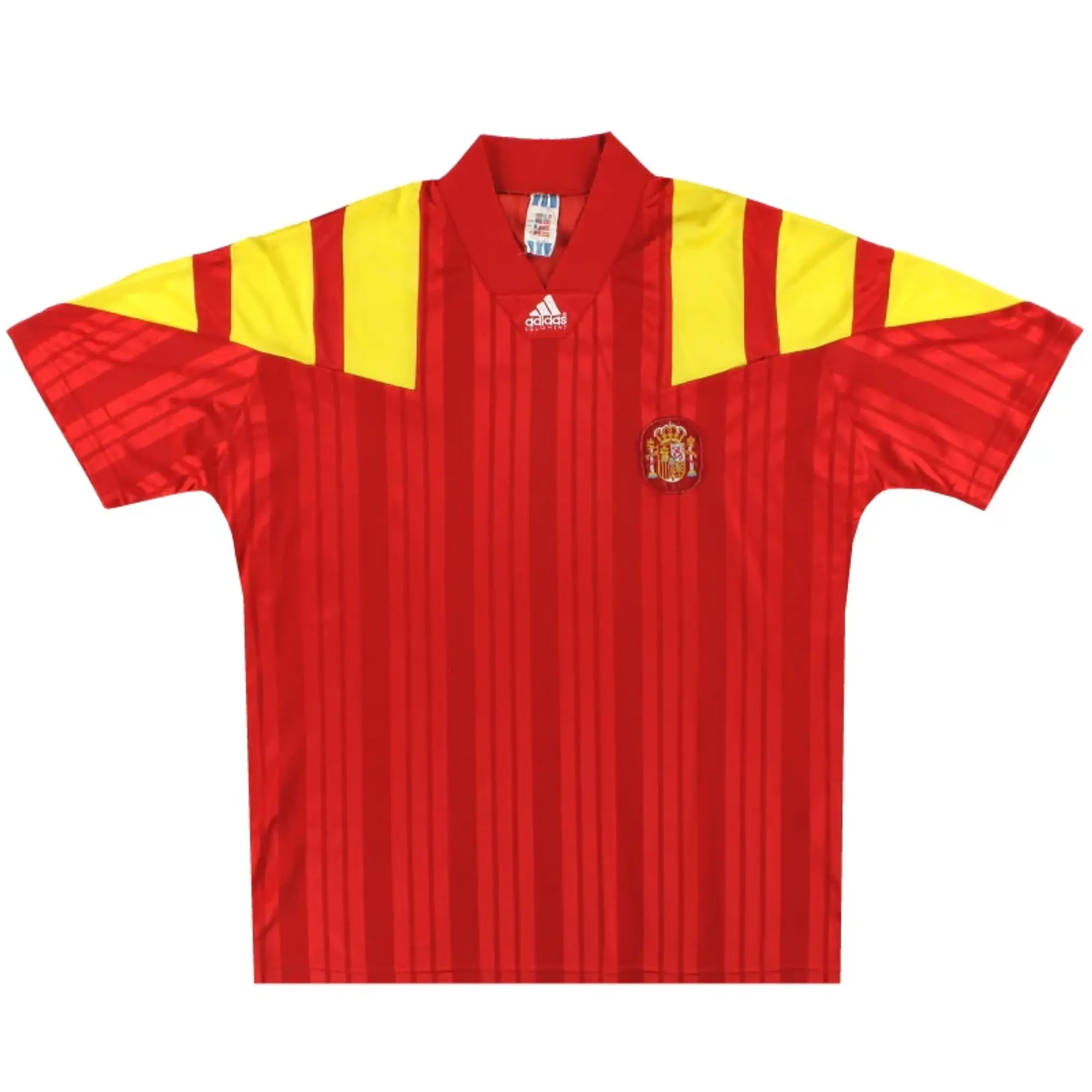 1992-94 Spain adidas Player Issue Home Shirt XL - Spain / Excellent 