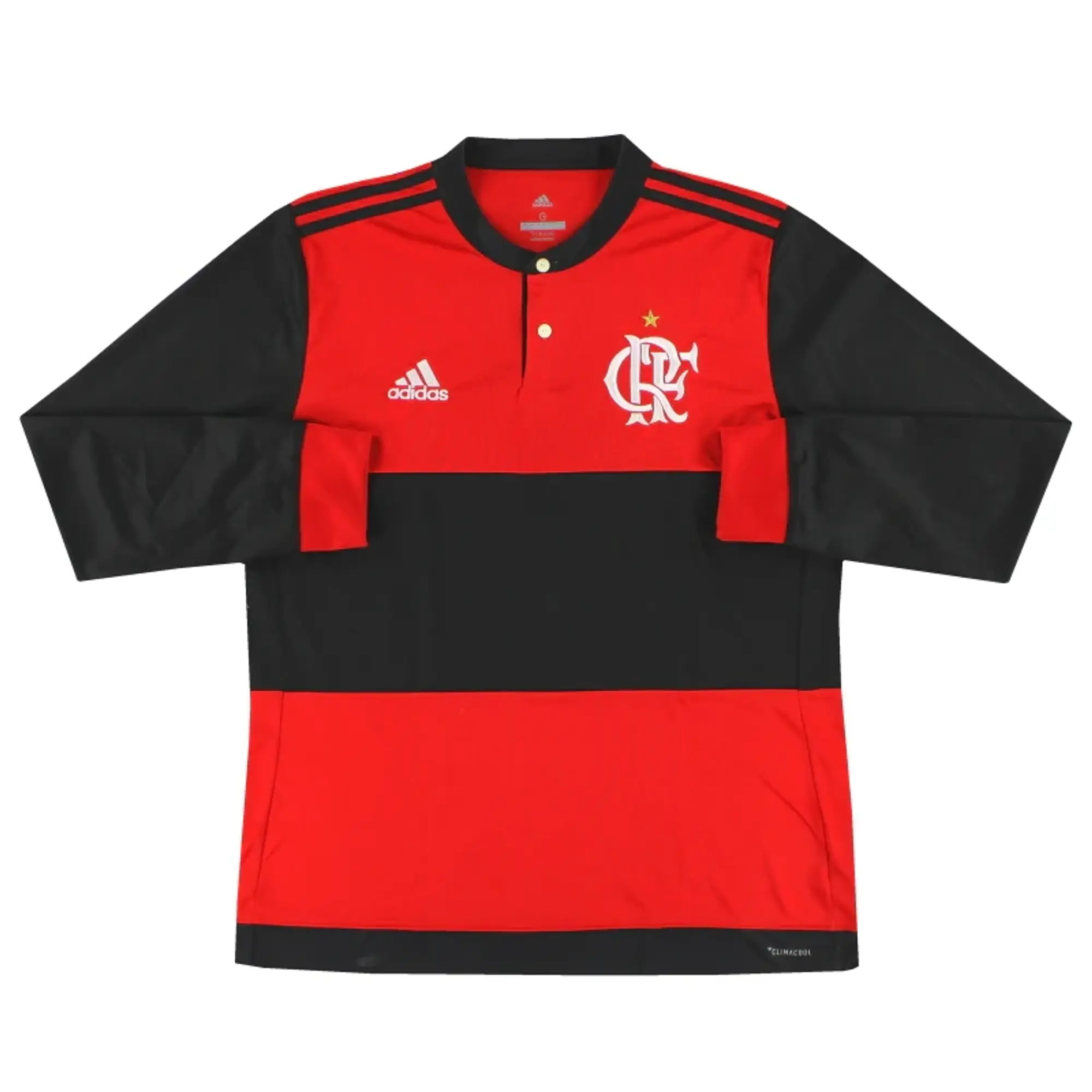 2017 Flamengo adidas Home Shirt #78 L/S L - Central & South American Clubs / Excellent 