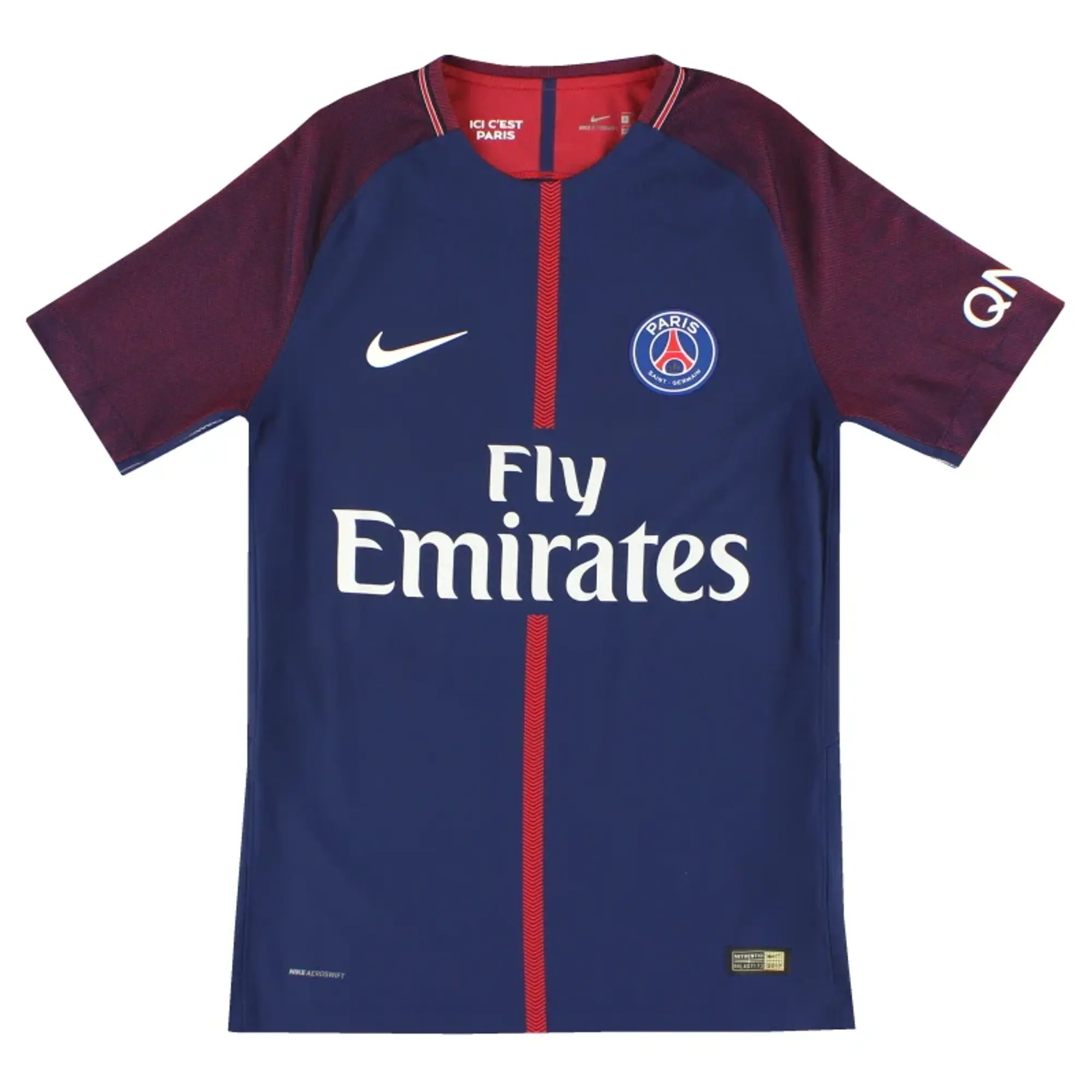2017-18 Paris Saint-Germain Nike Authentic Home Shirt *Mint* S - Paris Saint-Germain / As New 