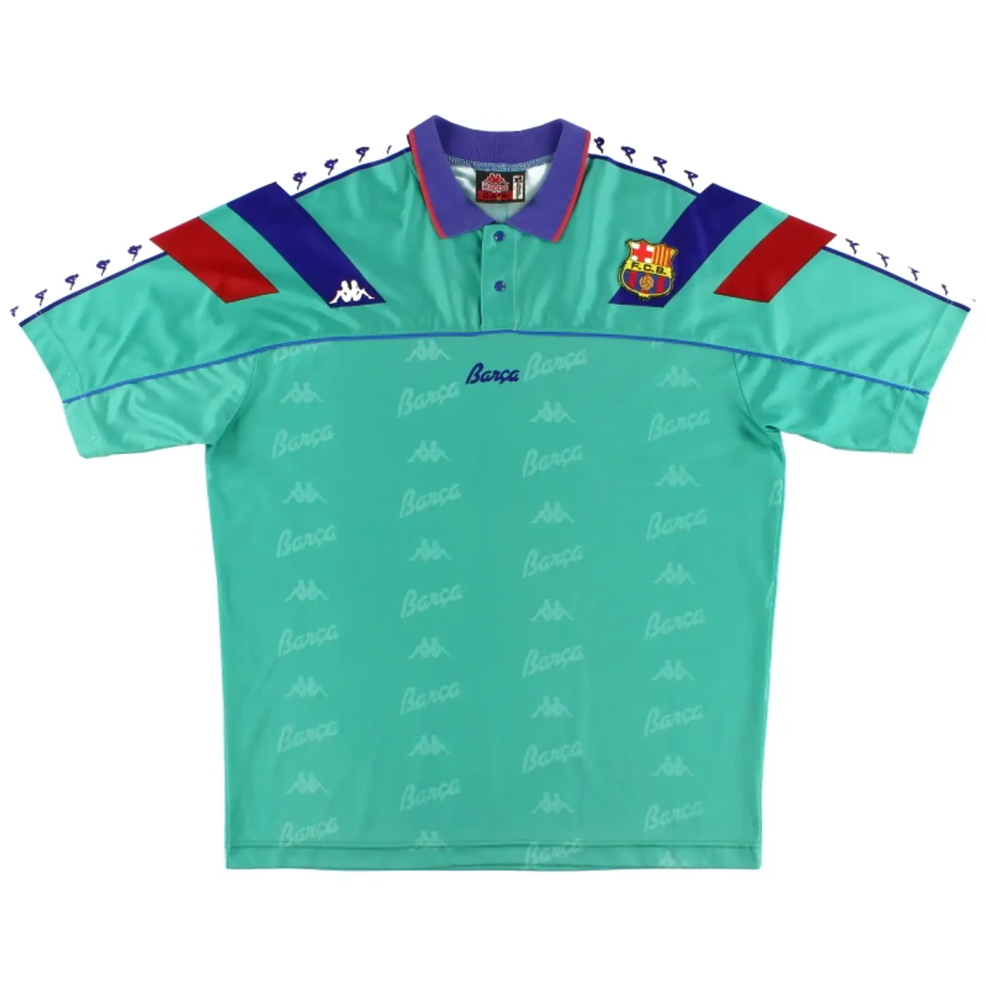 1992-95 Barcelona Kappa Away Shirt XL - Barcelona / Excellent 