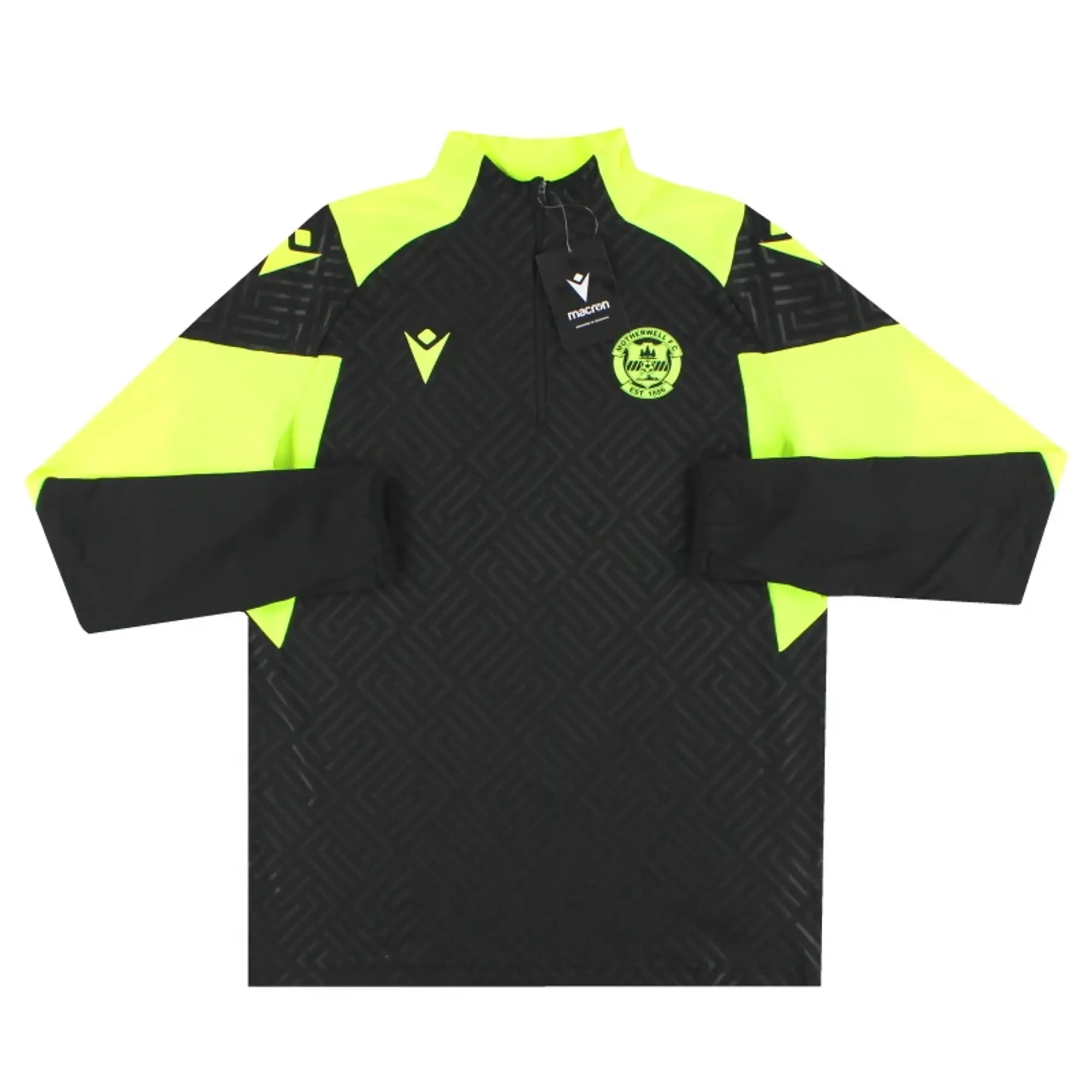 2024-25 Motherwell Macron 1/4 Zip Training Top *BNIB* - Other Scottish Clubs / BNIB 