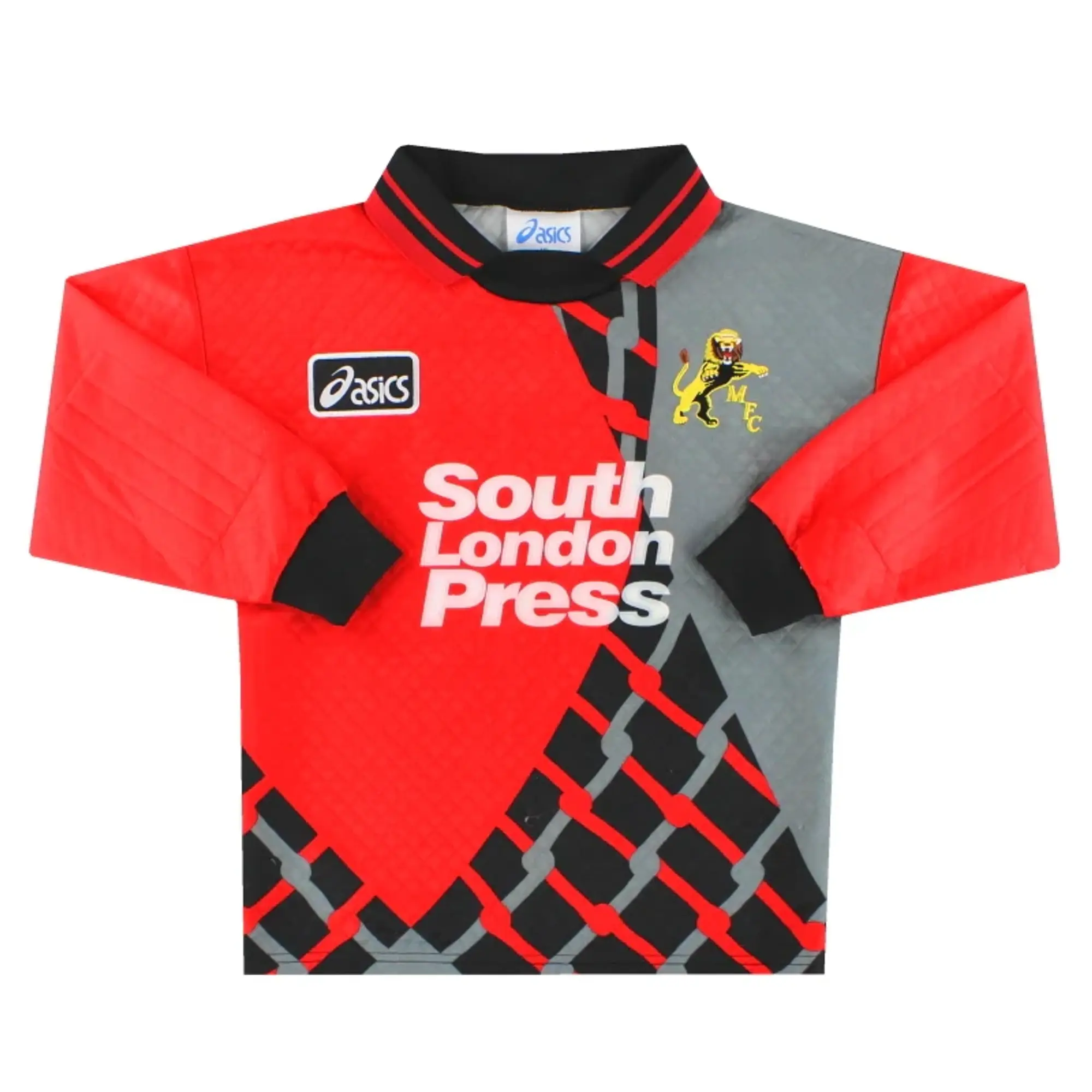 1996-97 Millwall Asics Goalkeeper Shirt M.Boys - Millwall / Excellent 