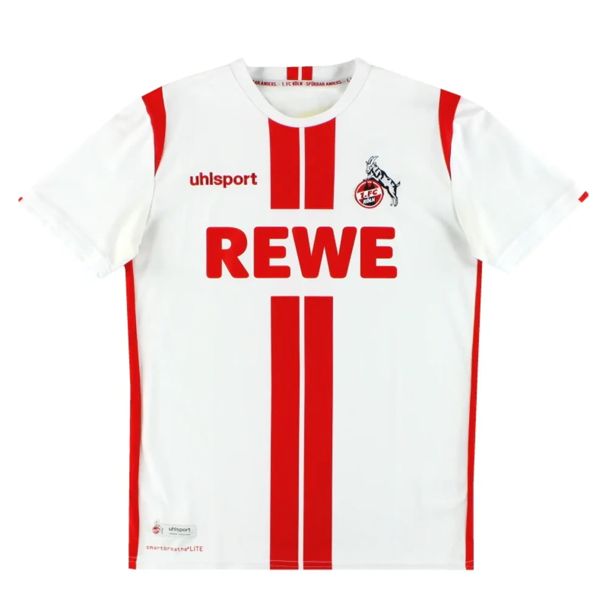 2020-21 FC Koln uhlsport Home Shirt M - Other German Clubs / Excellent 