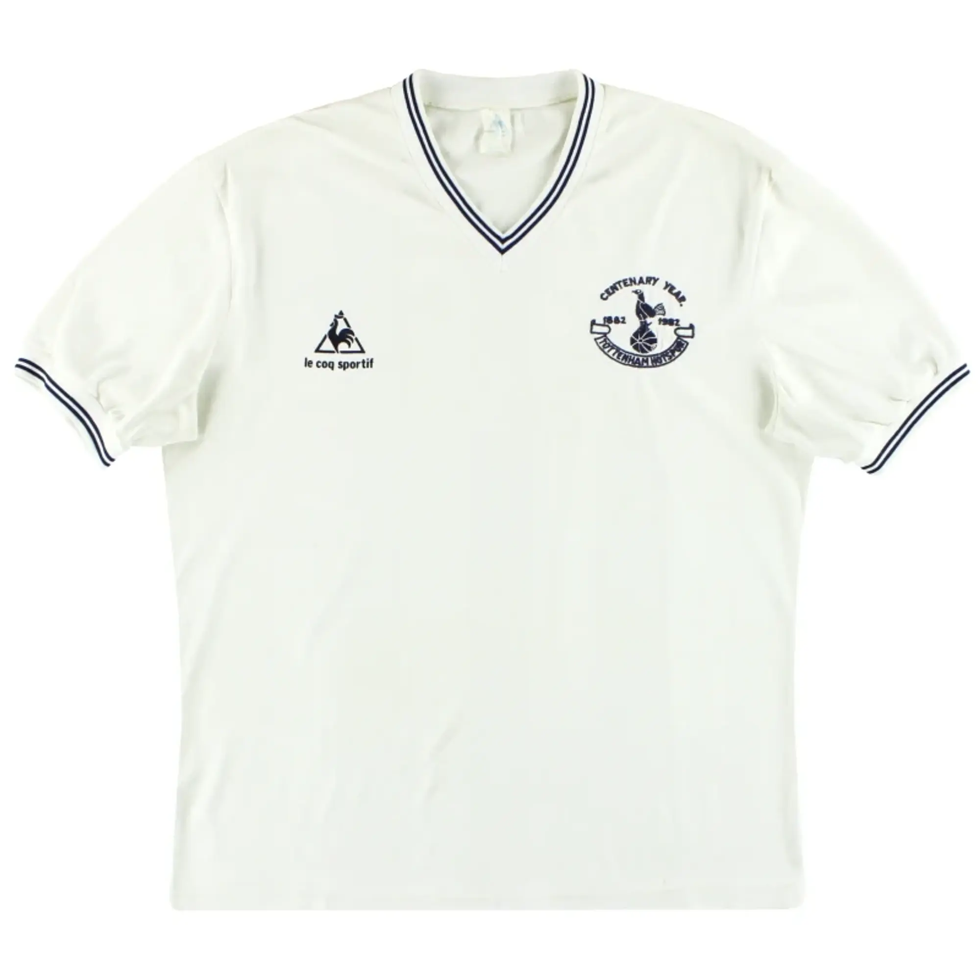 1982-83 Tottenham Le Coq Sportif Centenary Home Shirt M - Tottenham Hotspur / Excellent 