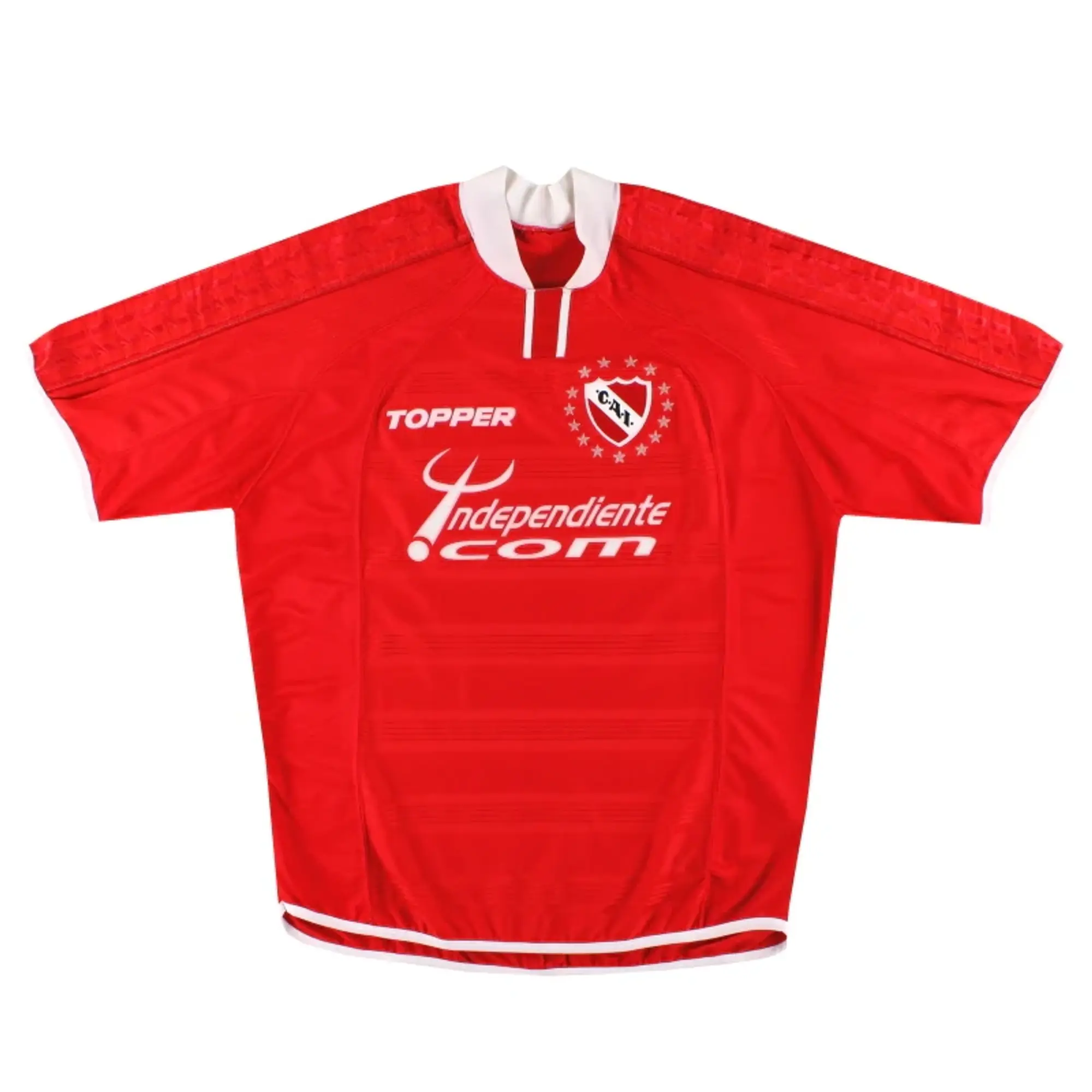 2002 Independiente Topper Home Shirt L - Central and South American Clubs / Excellent 