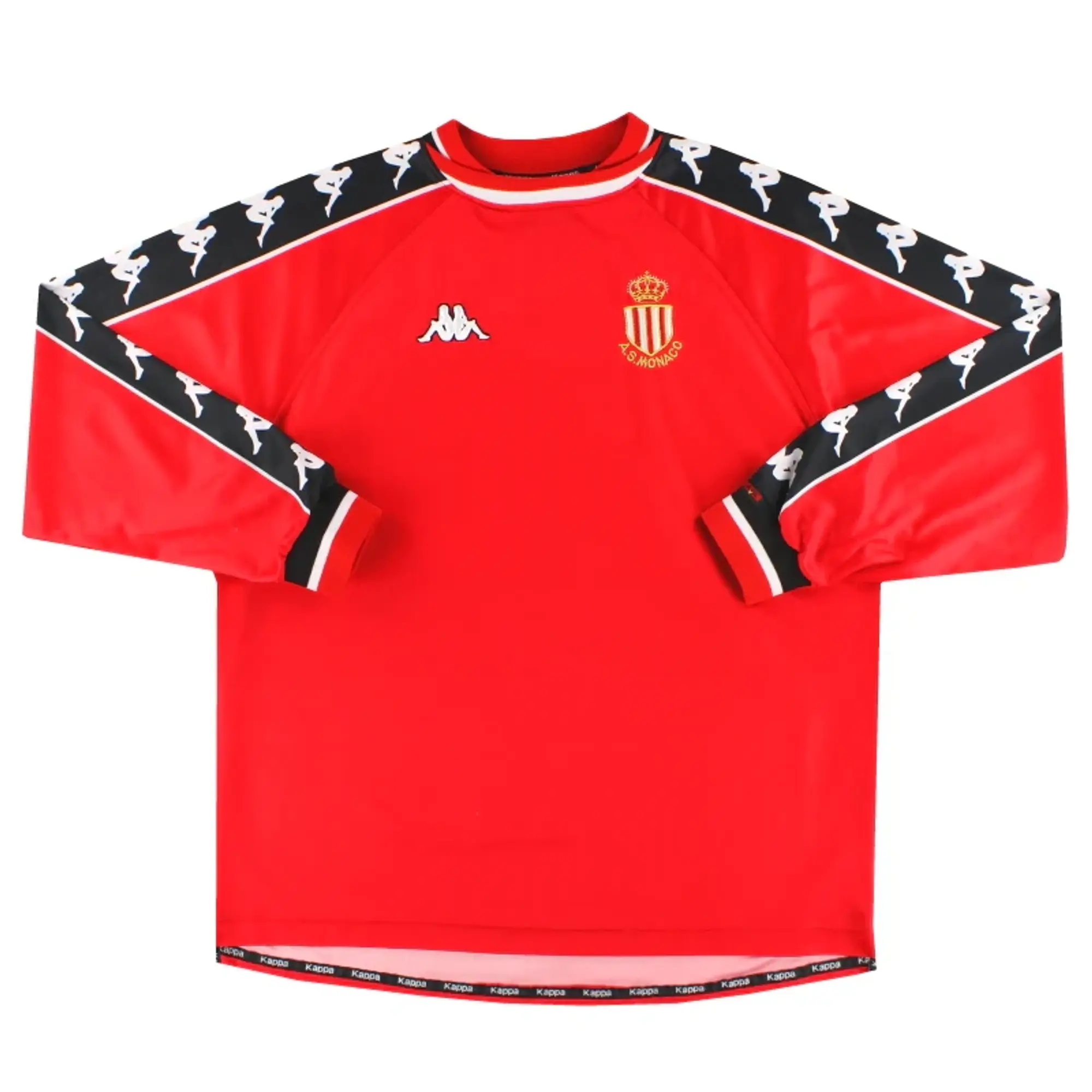 1999-00 Monaco Kappa Third Shirt L/S XL - Monaco / Excellent 