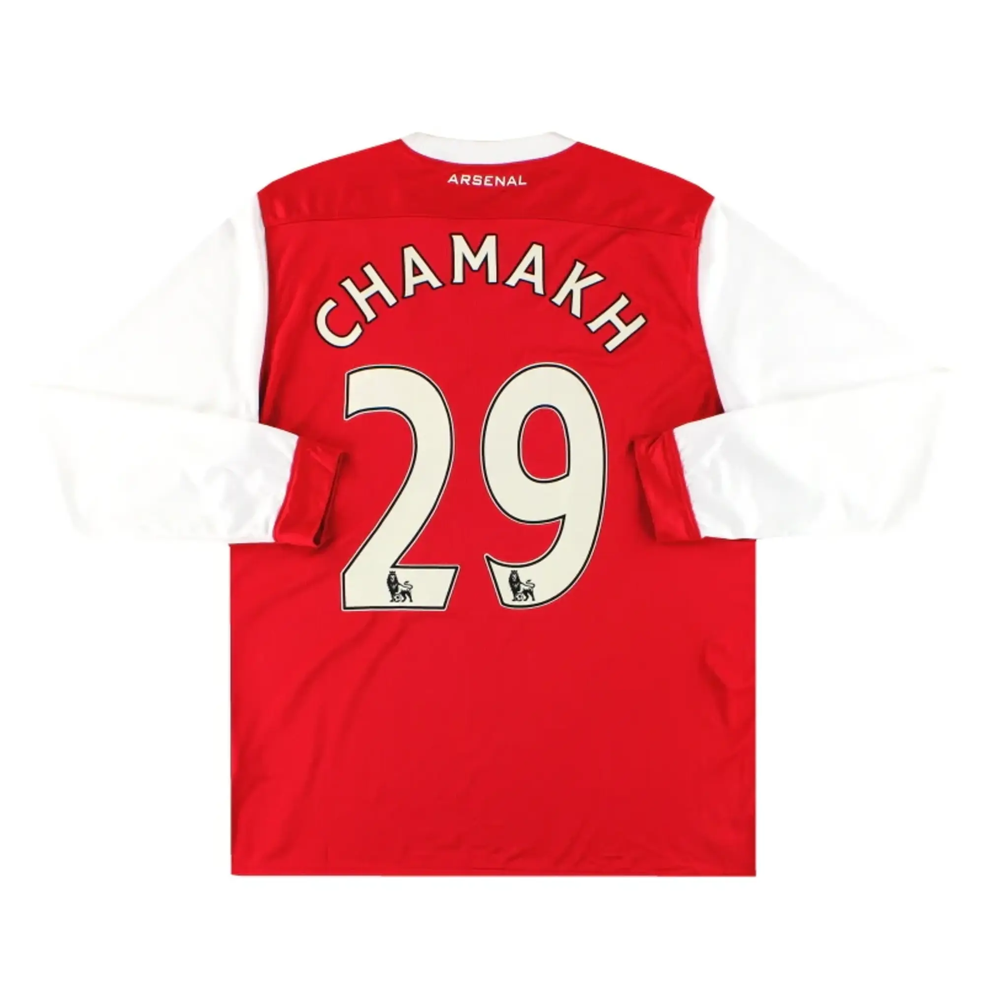 2010-11 Arsenal Nike Home Shirt Chamakh #29 L/S L - Arsenal / Excellent 