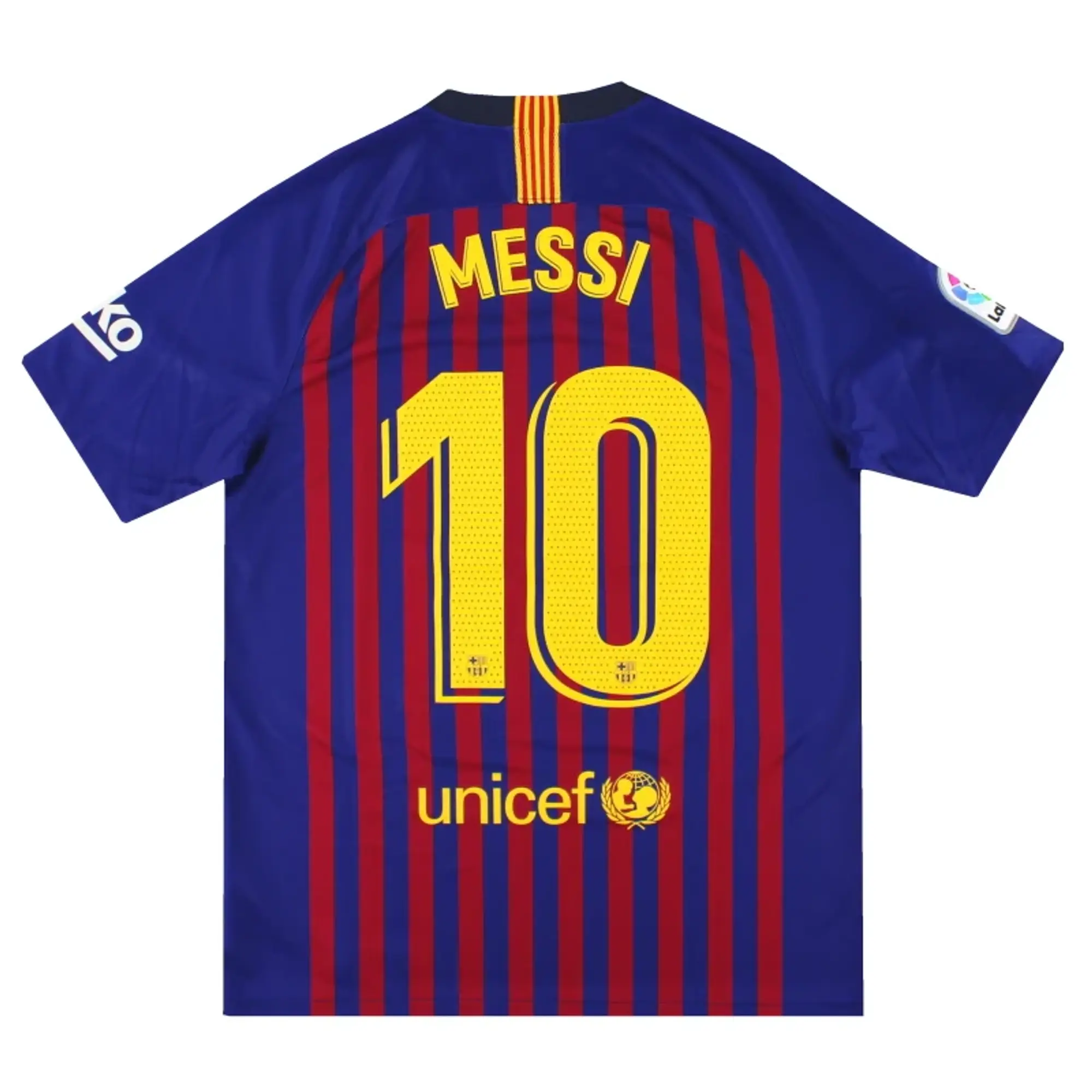 2018-19 Barcelona Nike Home Shirt Messi #10 *Mint* M - Barcelona / Mint 
