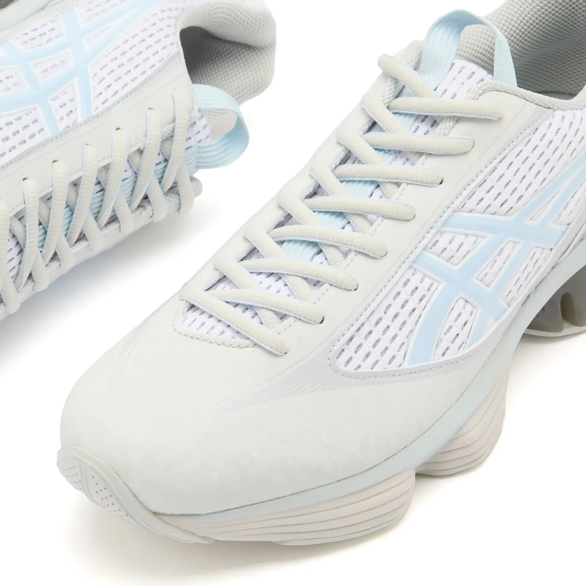 Asics Men's US6-S GEL-Kinetic Fluent Sneaker Glacier Grey/Soft Sky