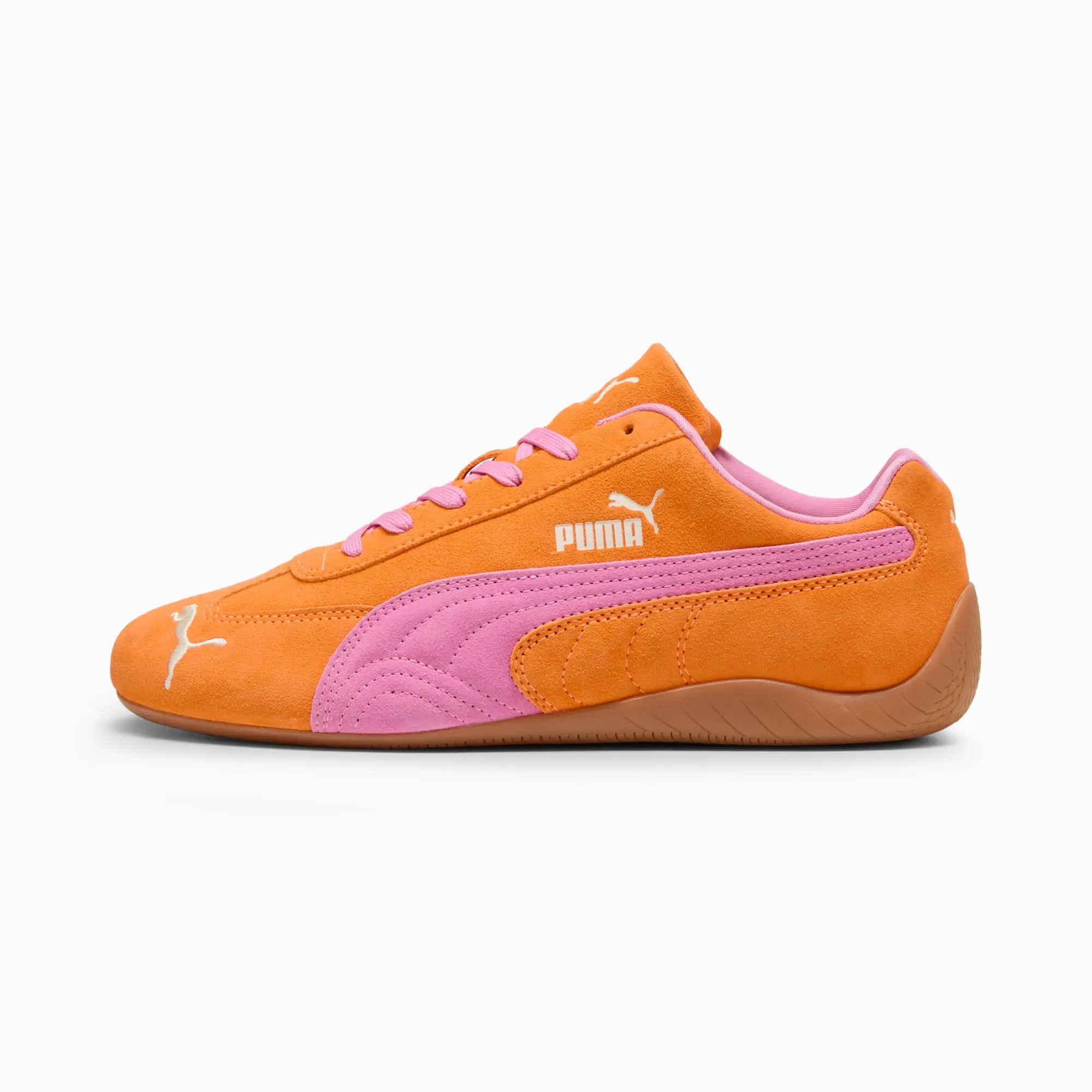PUMA SpeedCat OG Sneakers Unisex, Orange Glo/Poised Pink, size 10