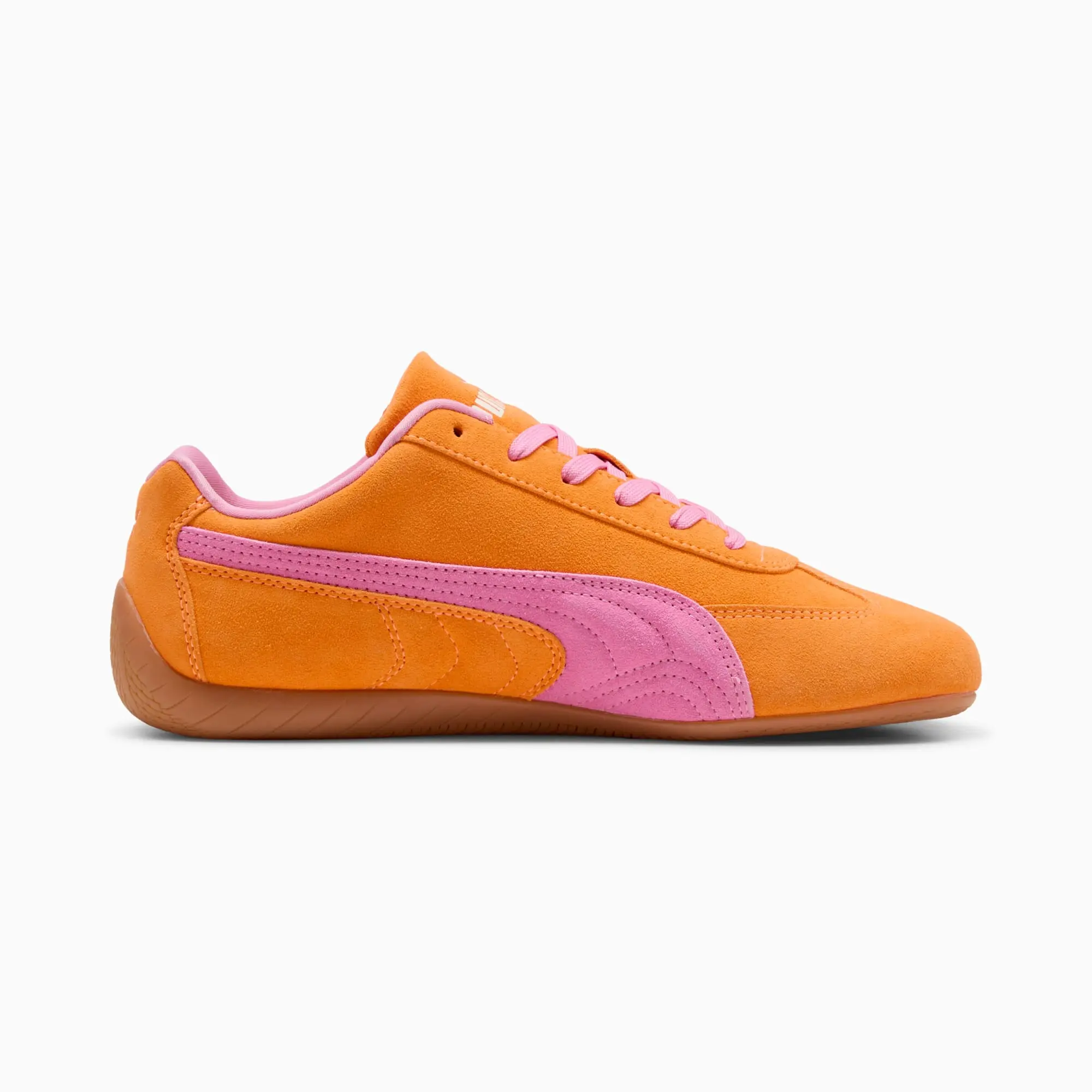PUMA SpeedCat OG Sneakers Unisex, Orange Glo/Poised Pink, size 10