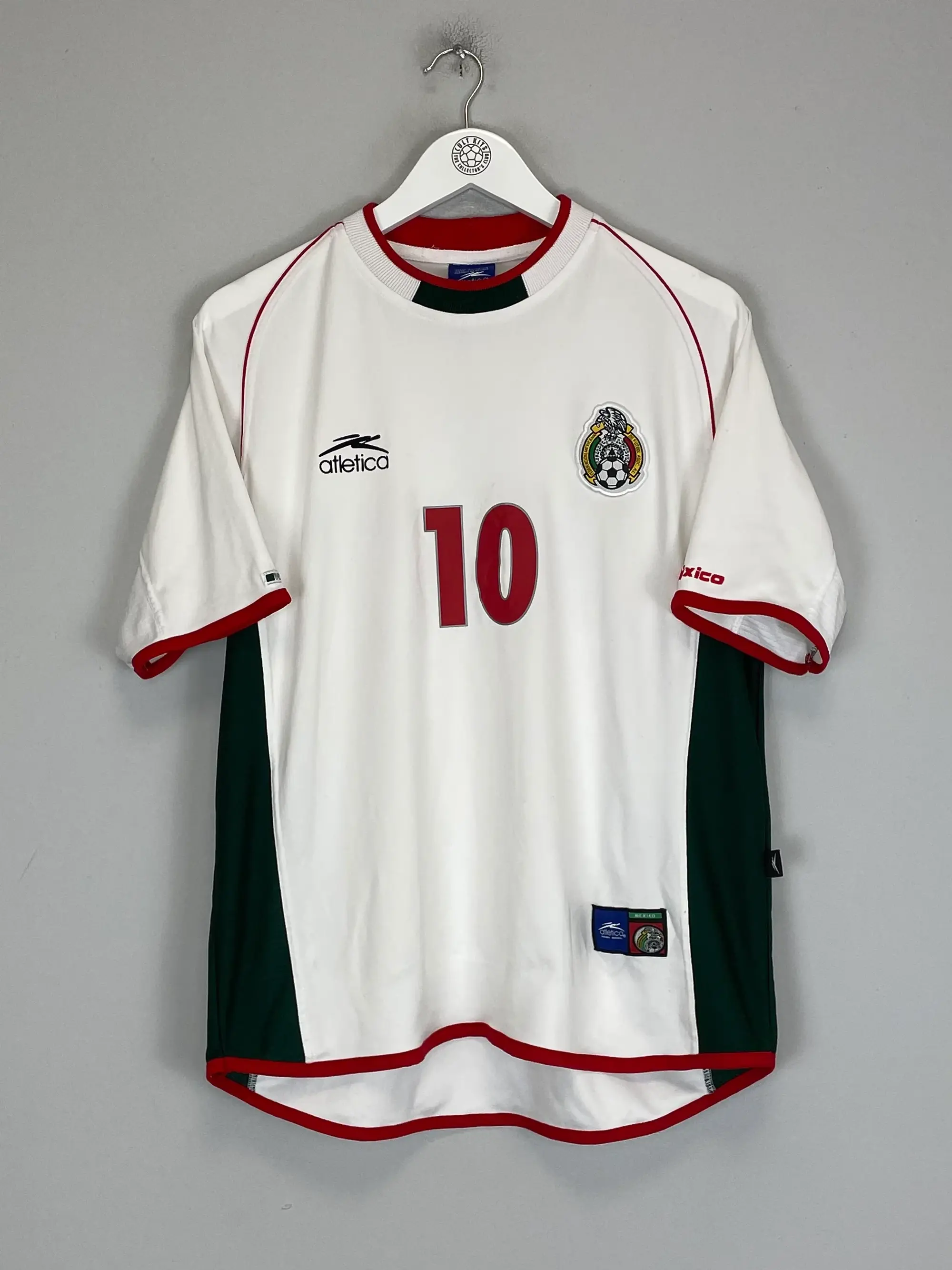 2001/02 MEXICO C.BLANCO #10 AWAY SHIRT (L) ATLETICA | Cult Kits