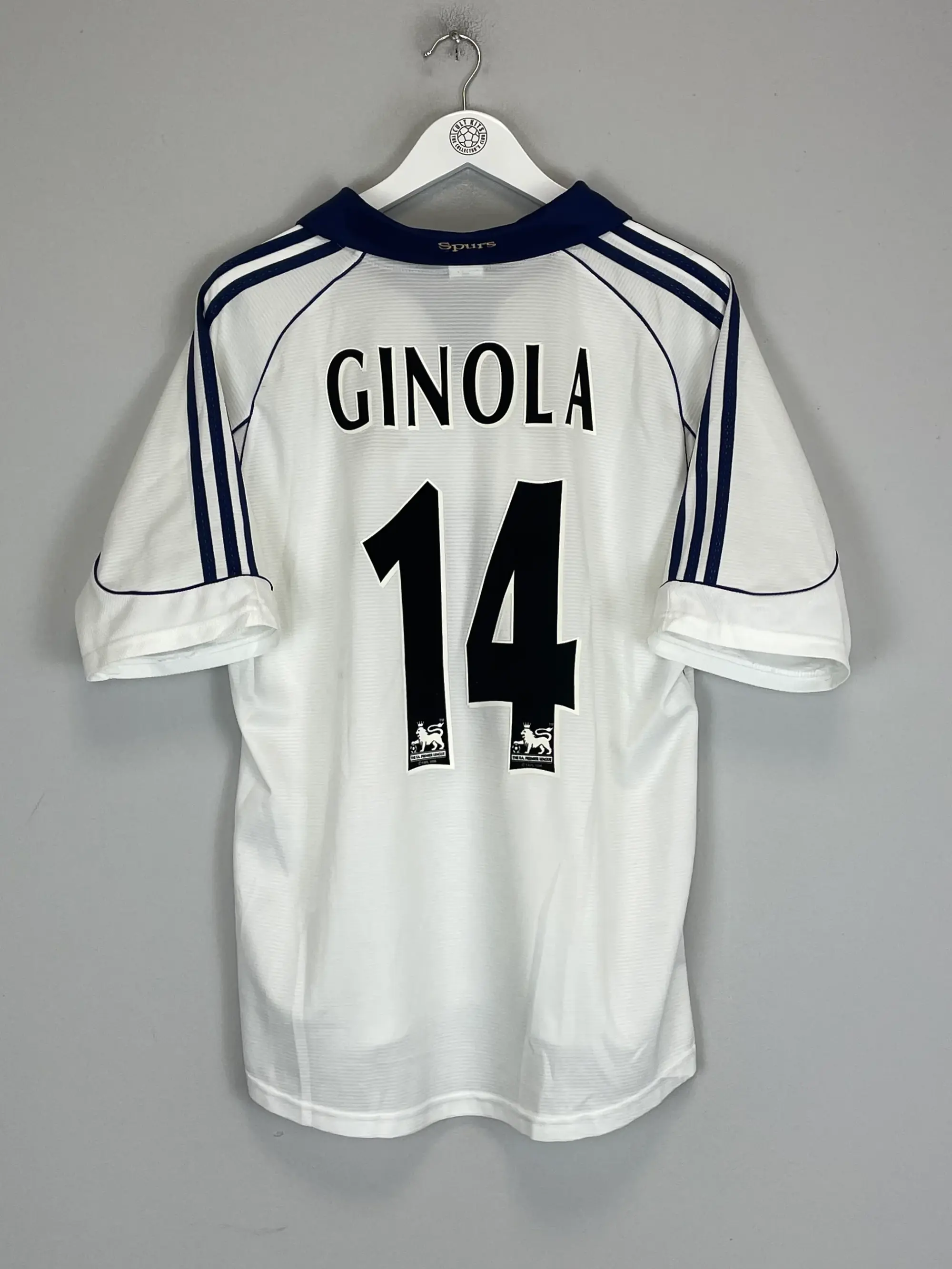 1999/01 TOTTENHAM GINOLA #14 HOME SHIRT (L) ADIDAS | Cult Kits