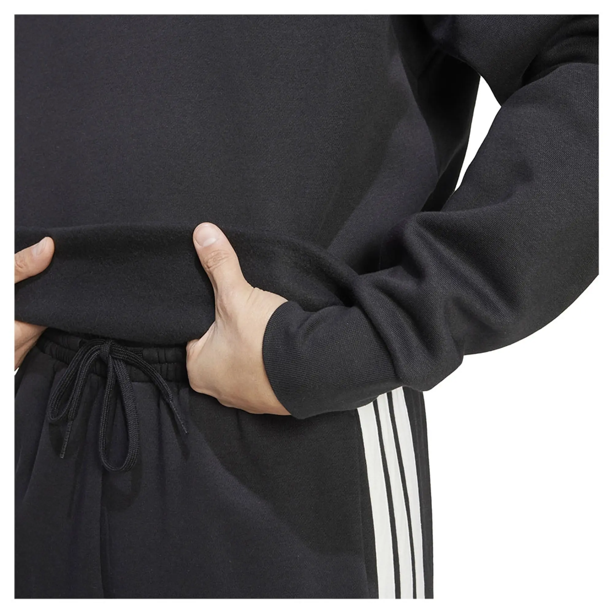 Adidas Essentials Linear Fleece Sweatshirt