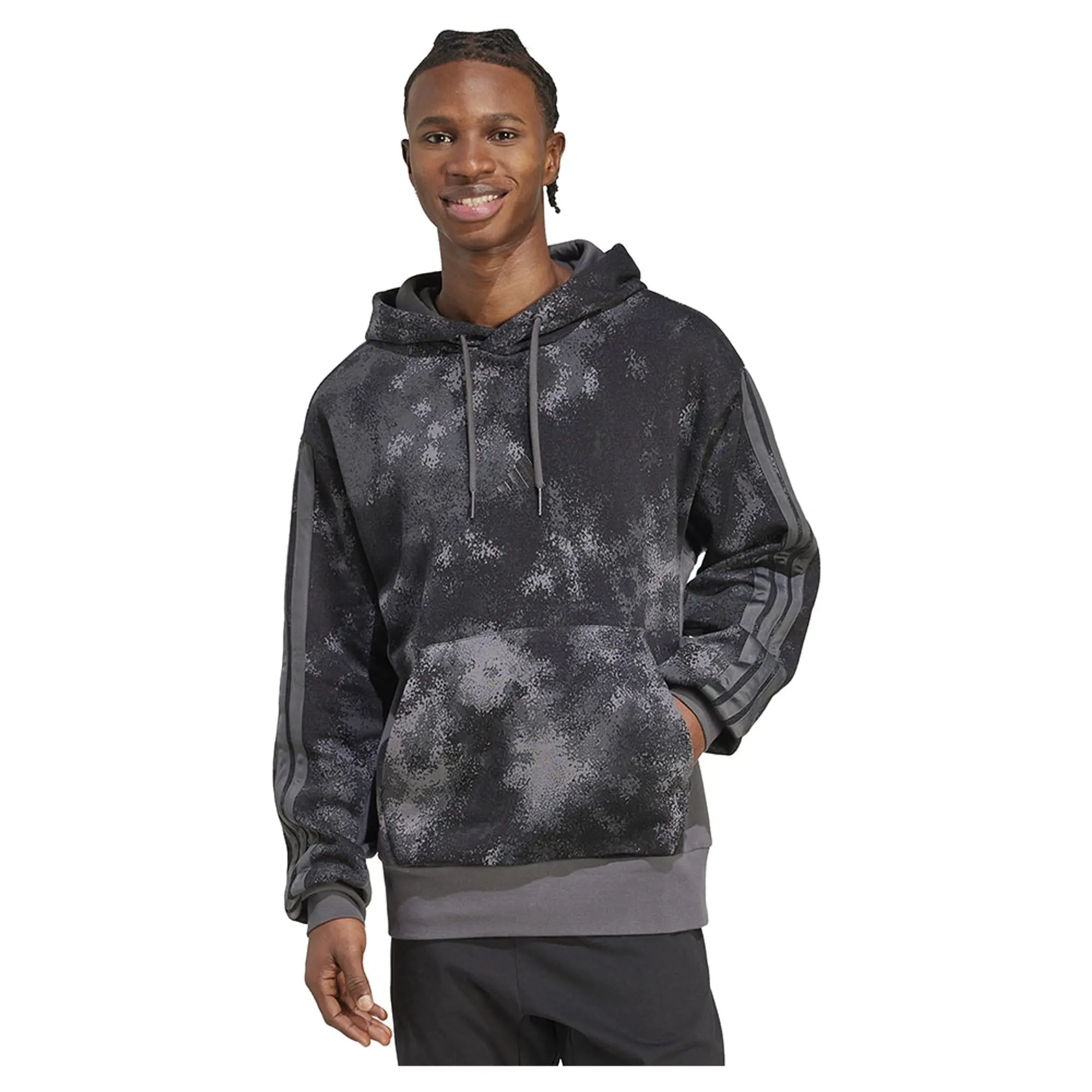 Adidas Aop Colourblock Hoodie