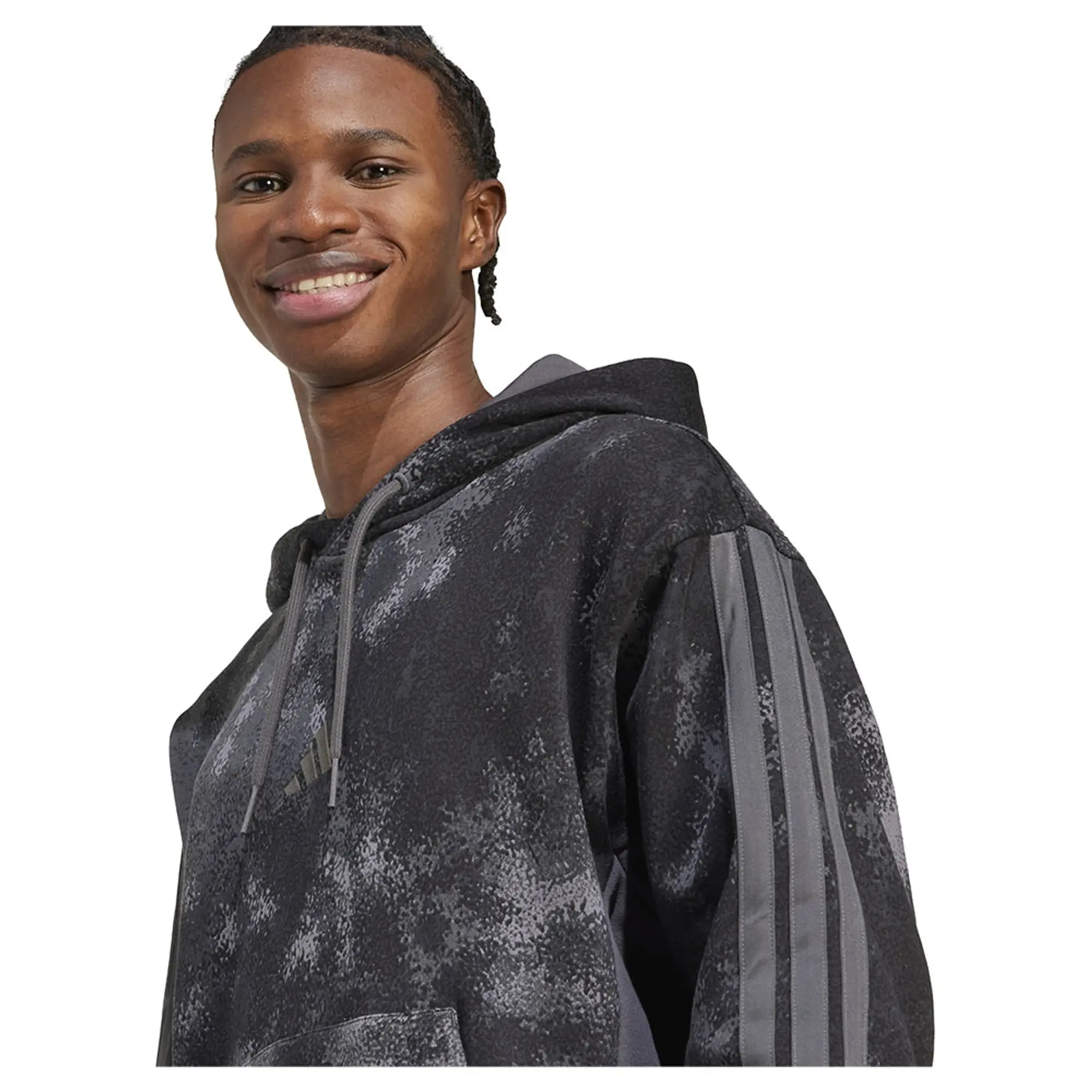 Adidas Aop Colourblock Hoodie