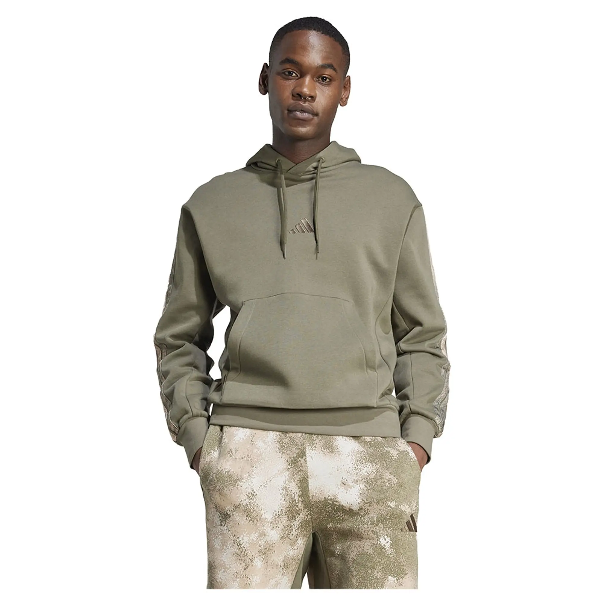 Adidas Aop Colourblock Hoodie