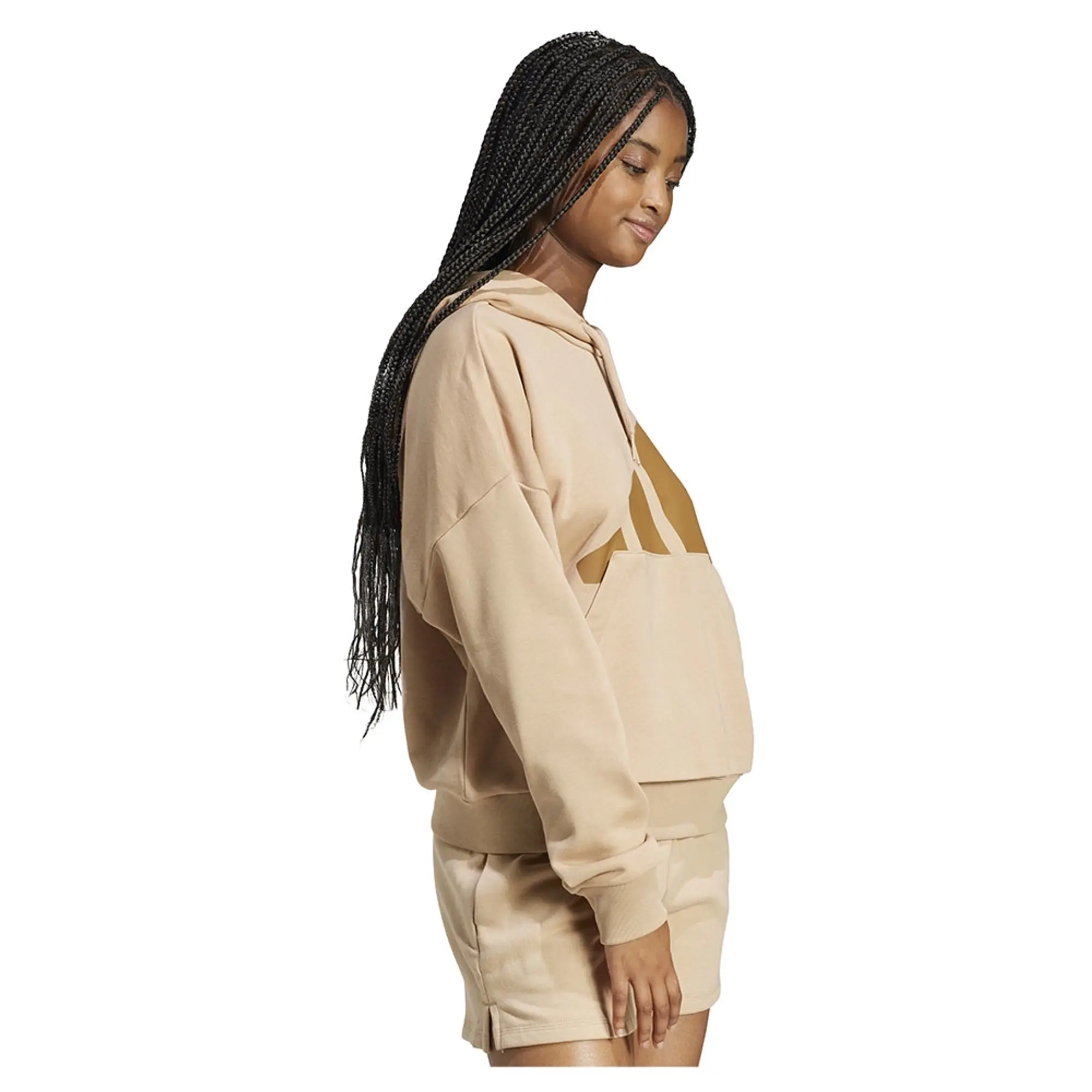 Adidas Essentials Big Logo French Terry Loose Hoodie