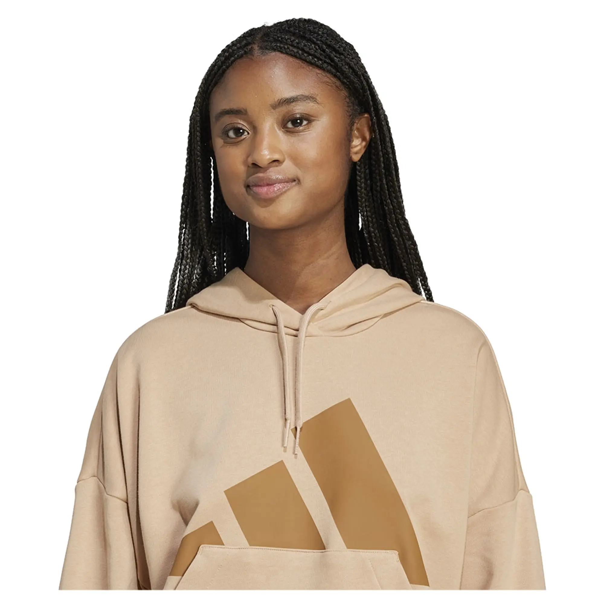 Adidas Essentials Big Logo French Terry Loose Hoodie