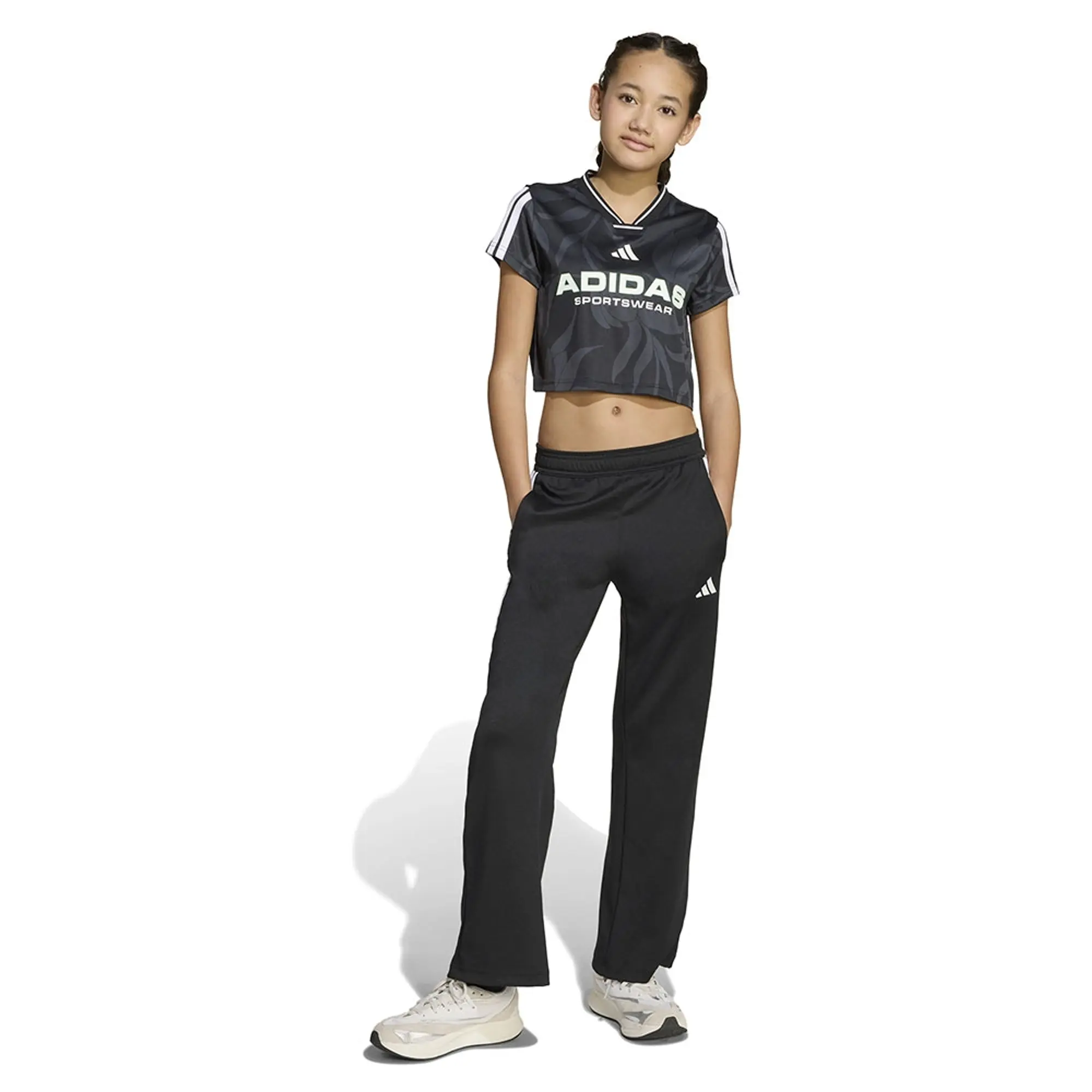 Adidas House Of Tiro Colors Of Football High-waisted Wide-leg Joggers