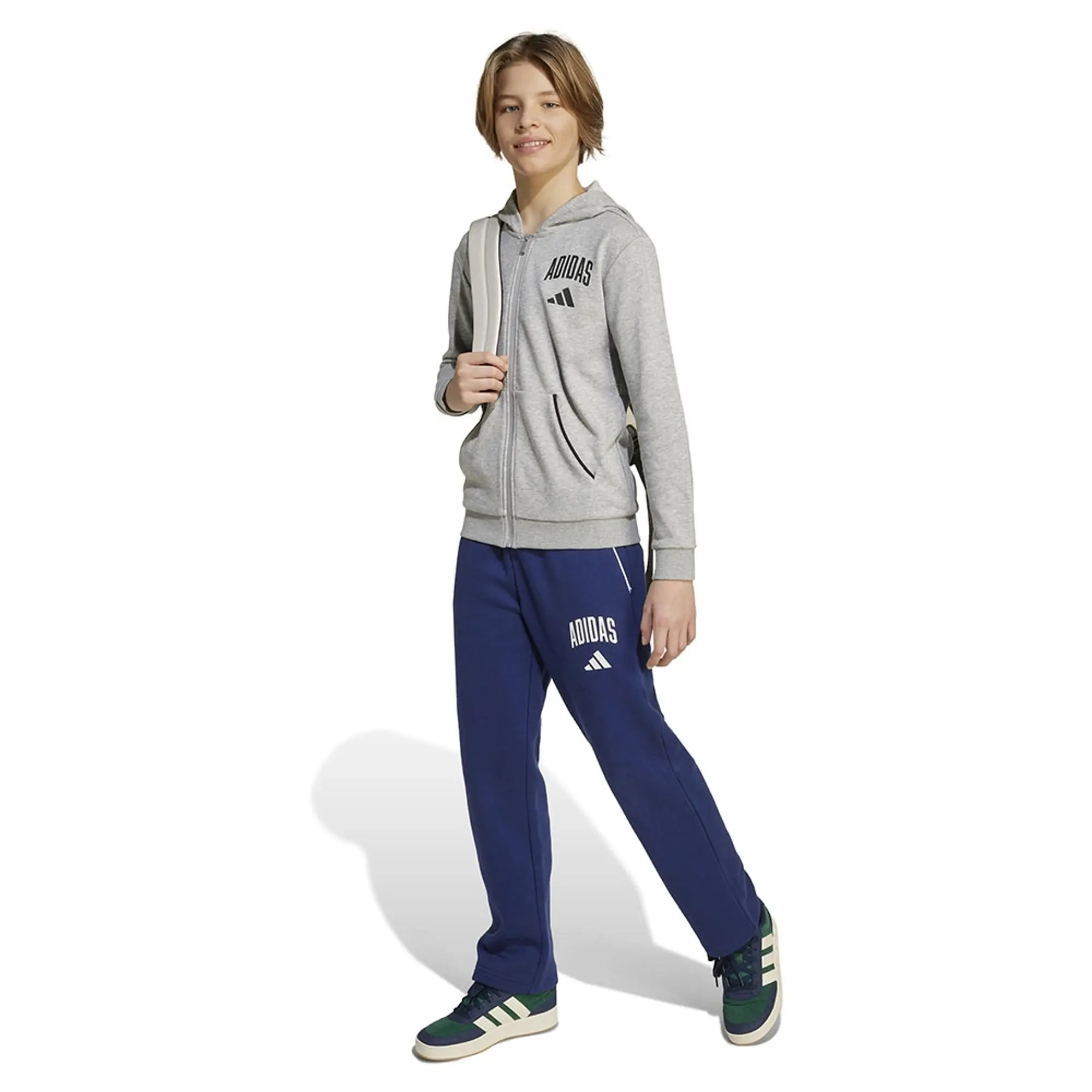 Adidas Seasonals Essentials Collegiate Typography Full Zip Sweatshirt