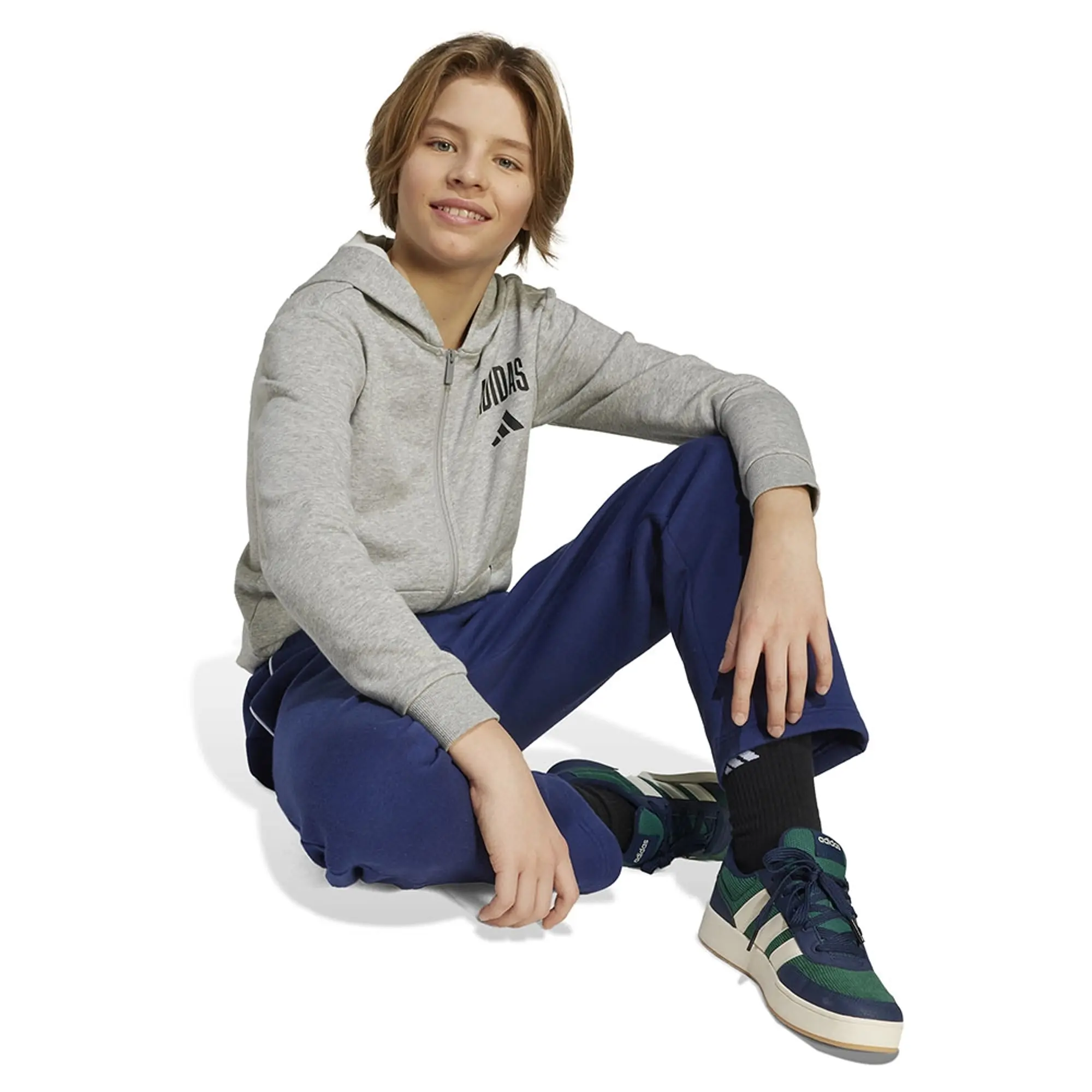 Adidas Seasonals Essentials Collegiate Typography Full Zip Sweatshirt