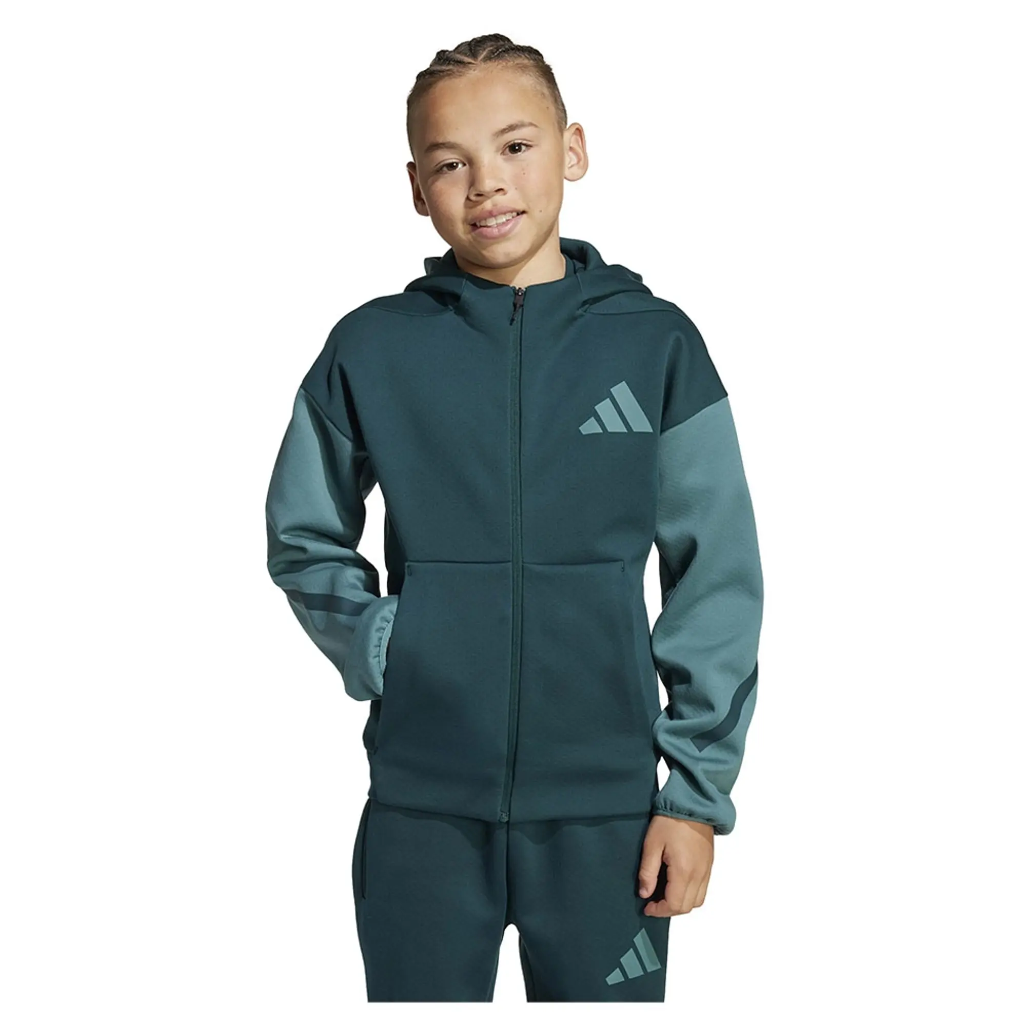 Adidas Z.n.e Colorblocked Full Zip Sweatshirt