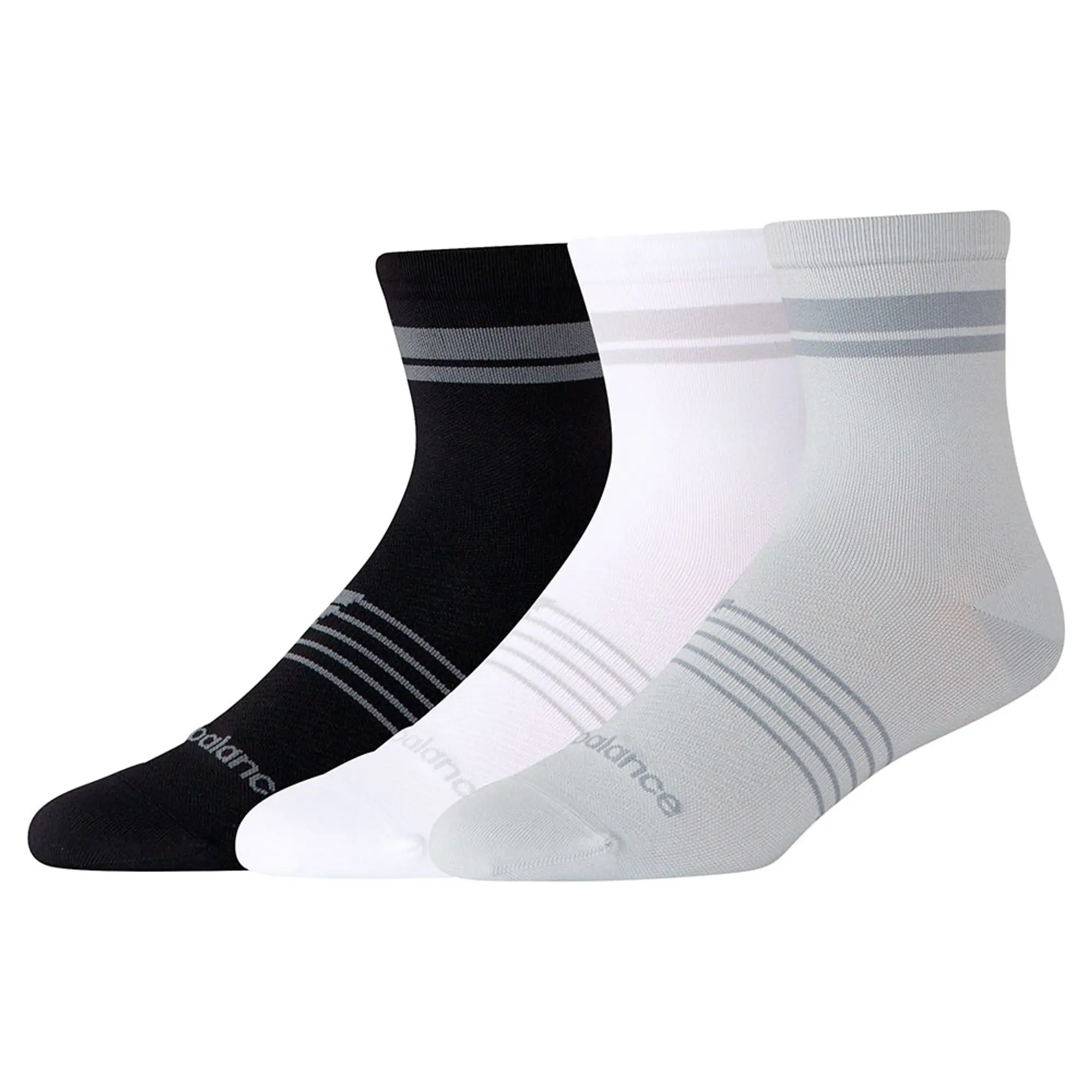 New Balance Pro Running Quarter Socks 3 Pairs