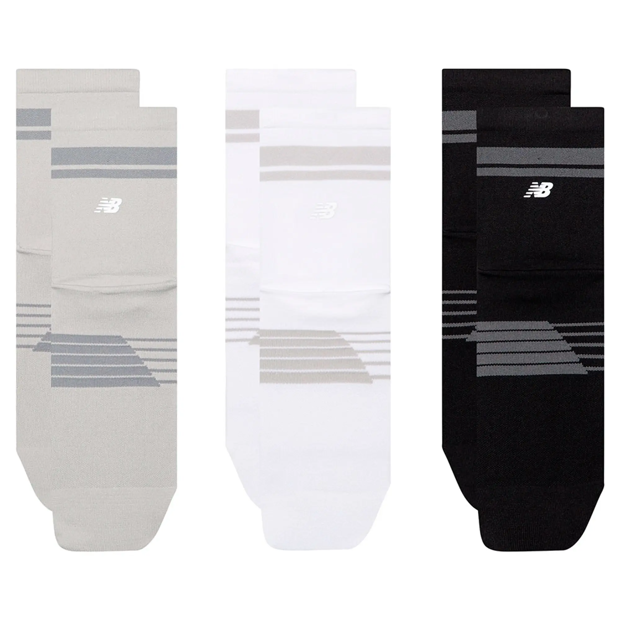New Balance Pro Running Quarter Socks 3 Pairs