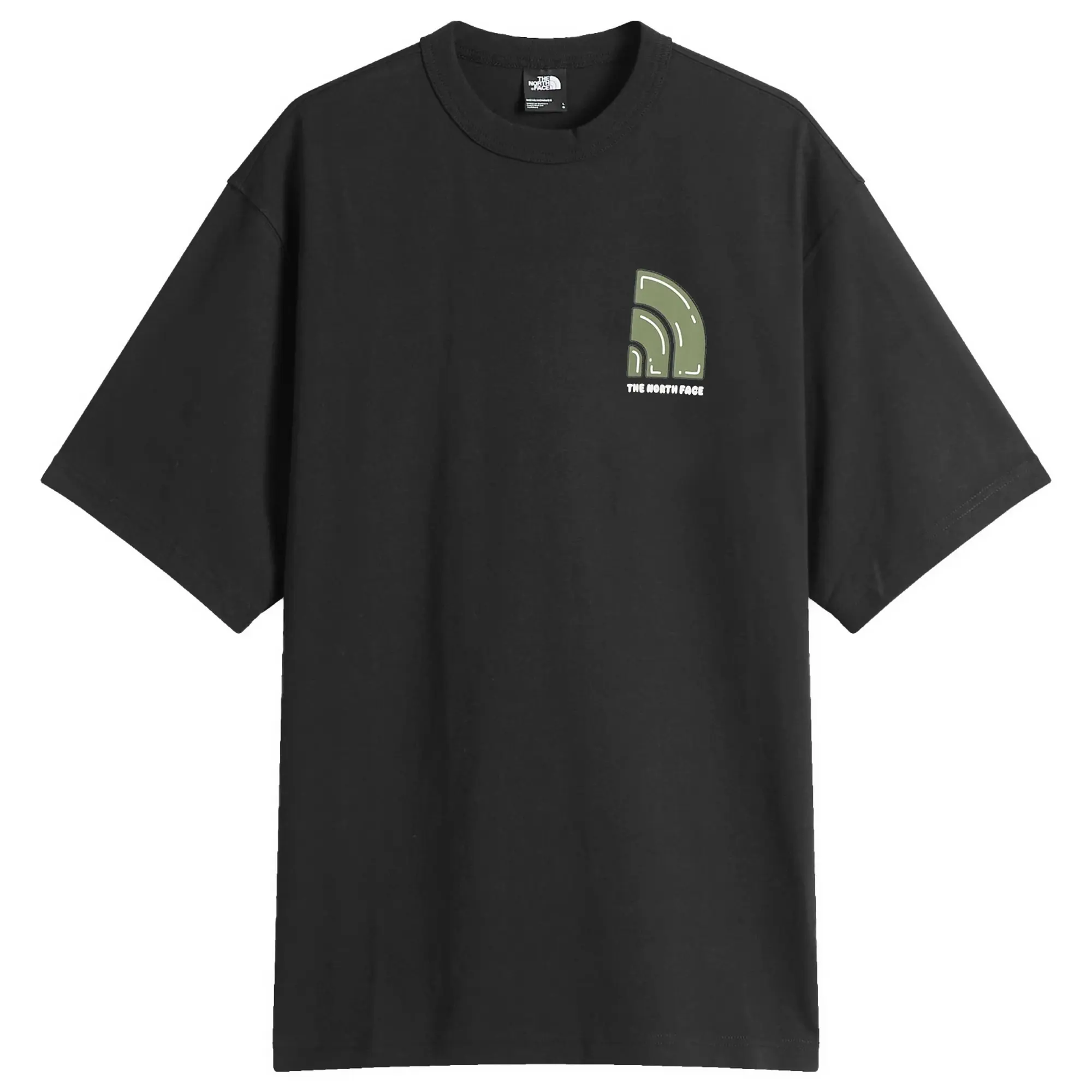 The North Face Men's Bubble Logo Relaxed T-Shirt Tnf Black