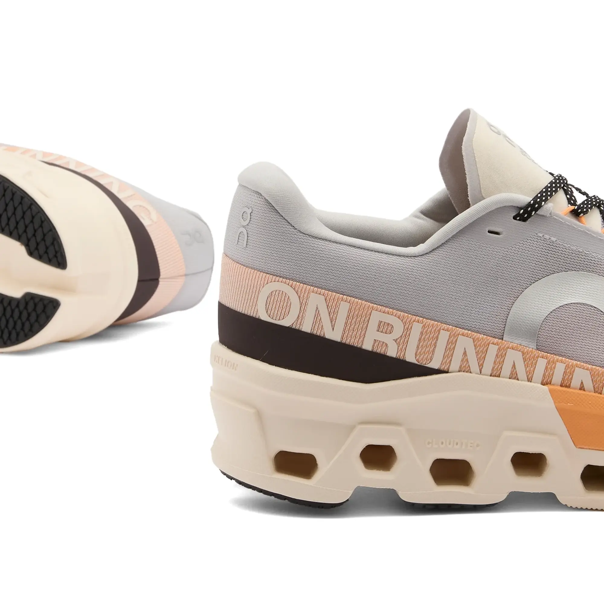 ON Men's CloudmON Men'sster 2 Sneakers Glacier / Tangerine