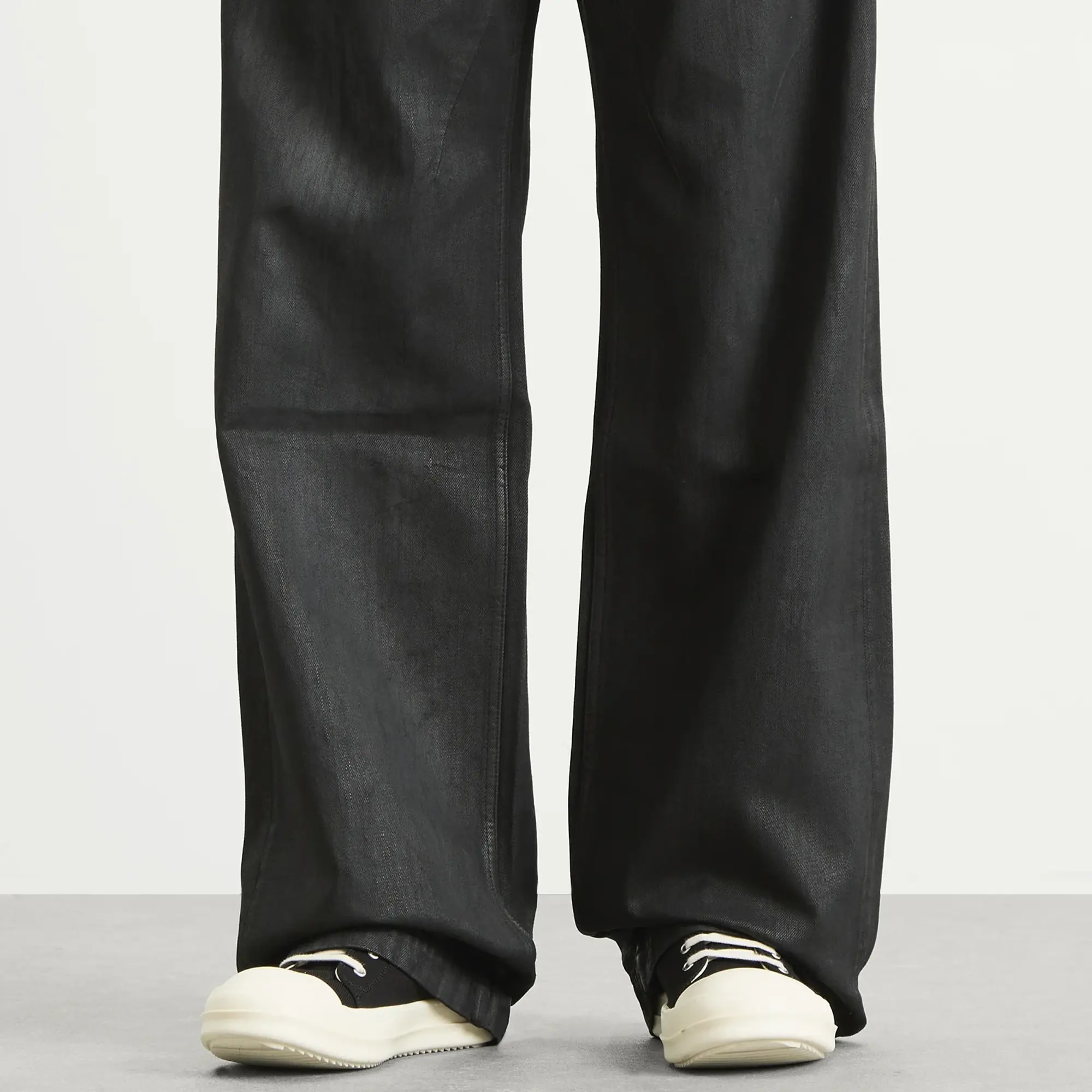Rick Owens DRKSHDW Men's Low Sneaks Black/Milk/Milk