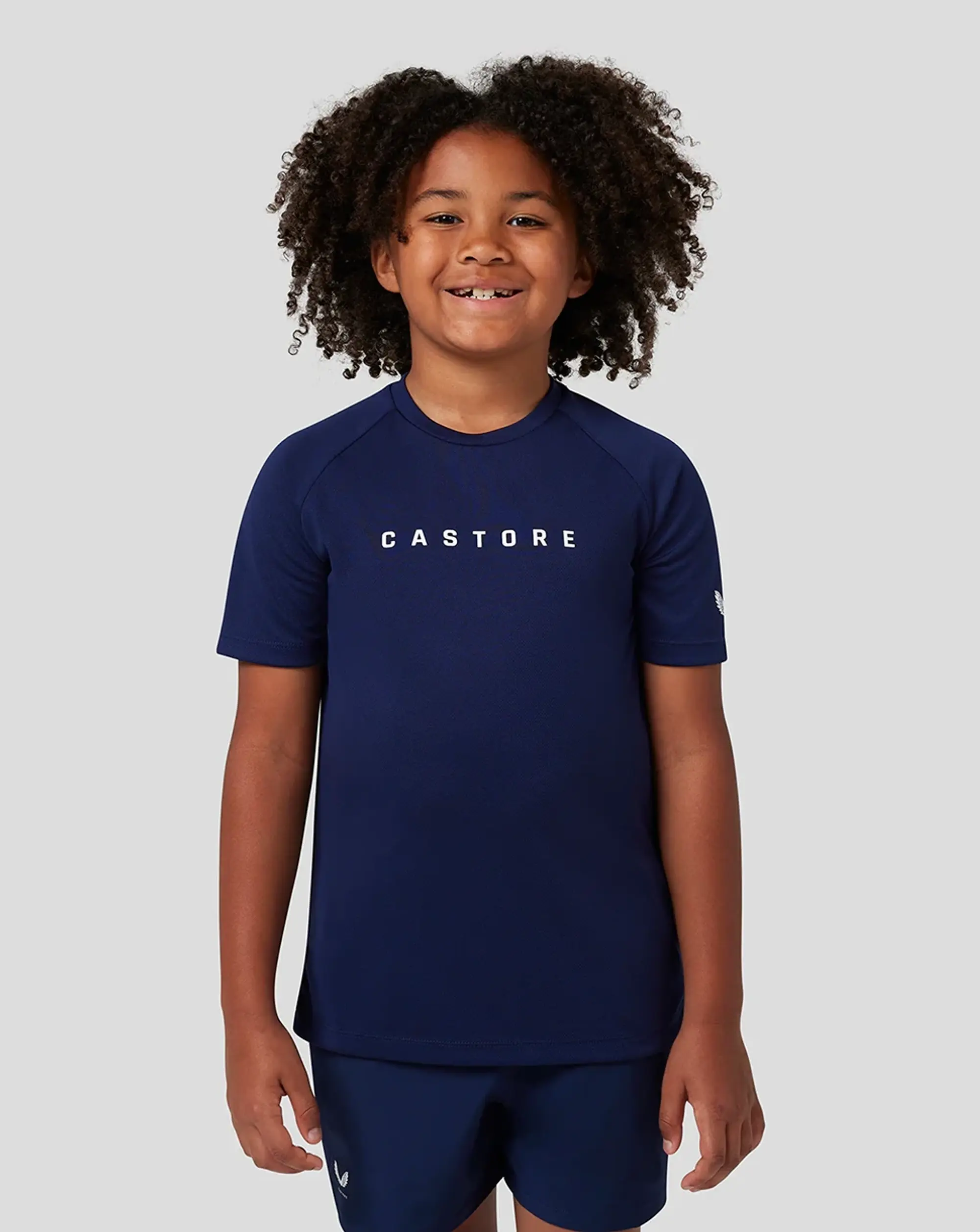 Castore Junior Short Sleeve Raglan T-shirt - Navy