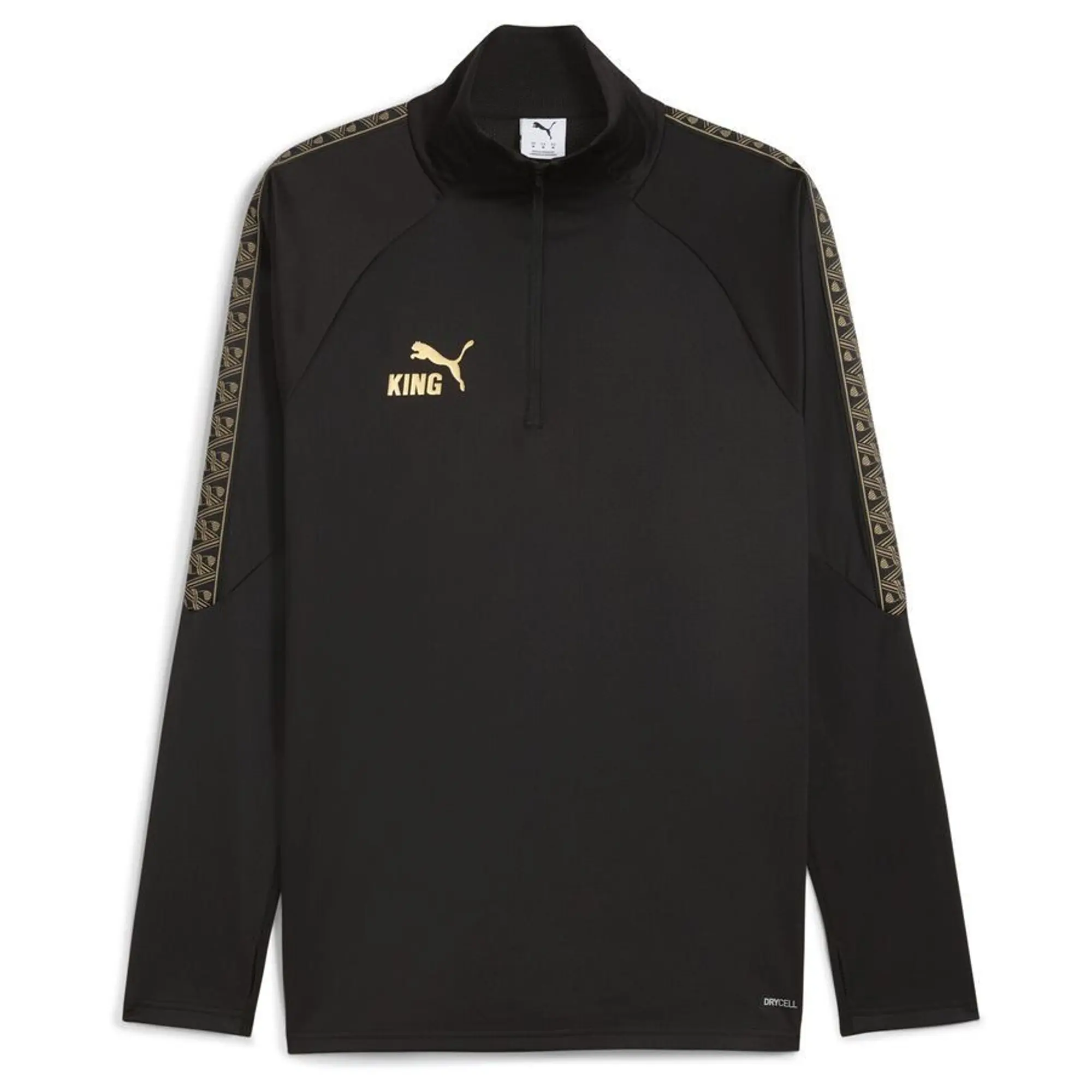Kingtouch 1/4 Zip-Top Puma Black-Puma Gold - ['Black']