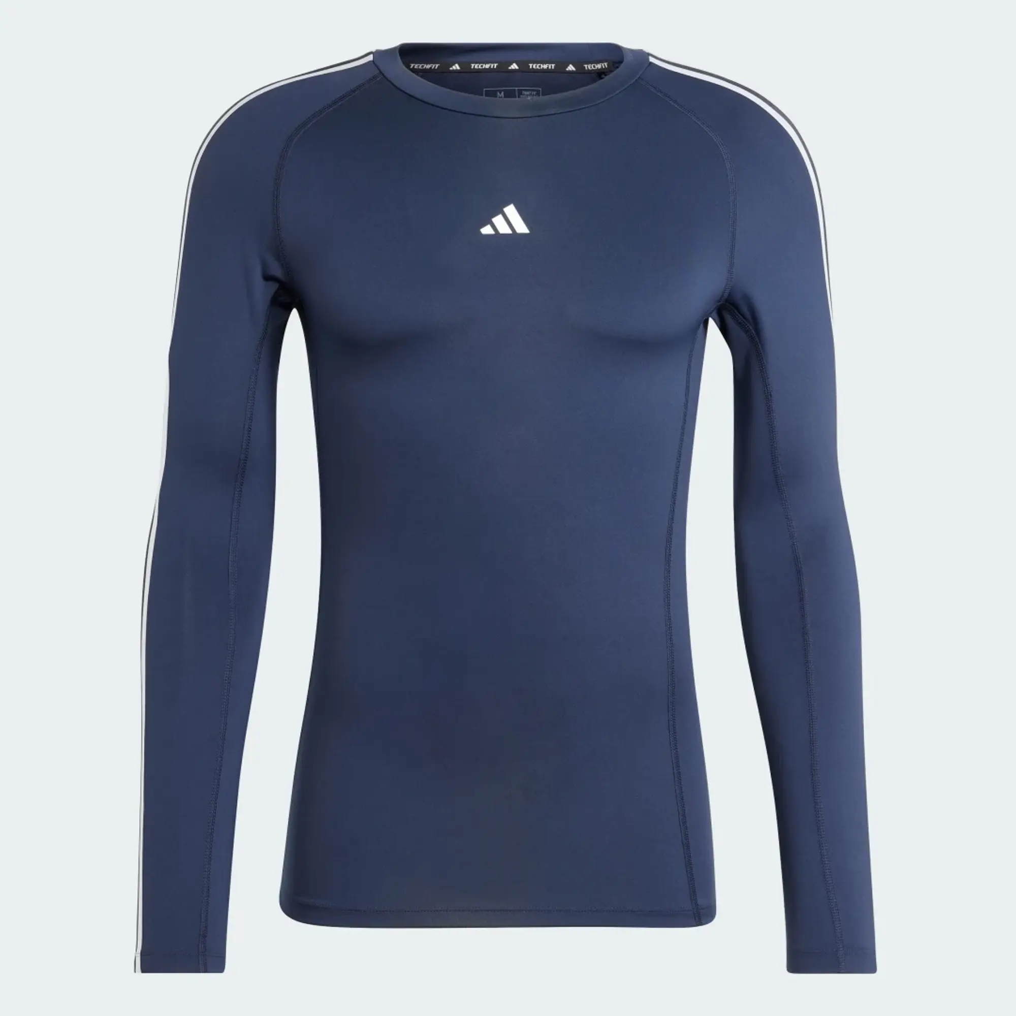adidas TECHFIT Compression Training 3-Stripes Long Sleeve Long-Sleeve Top
