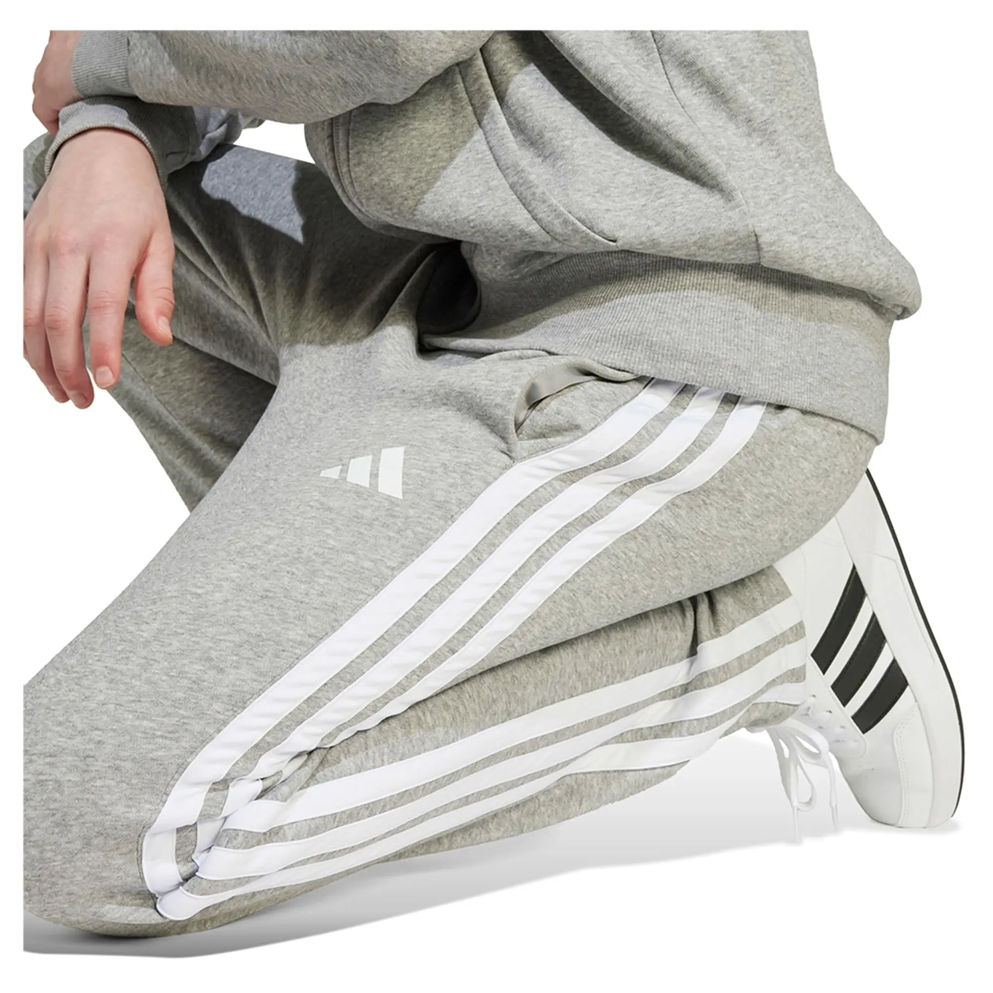 Adidas Seasonal Essentials Tiberio 3 Stripes Fleece Tracksuit